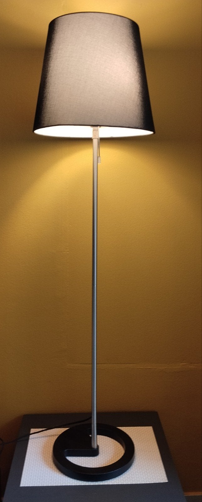 staande lamp vloerlamp met 3 fittingen E 27, Huis en Inrichting, Ophalen, Gebruikt, E27 (groot), Metaal