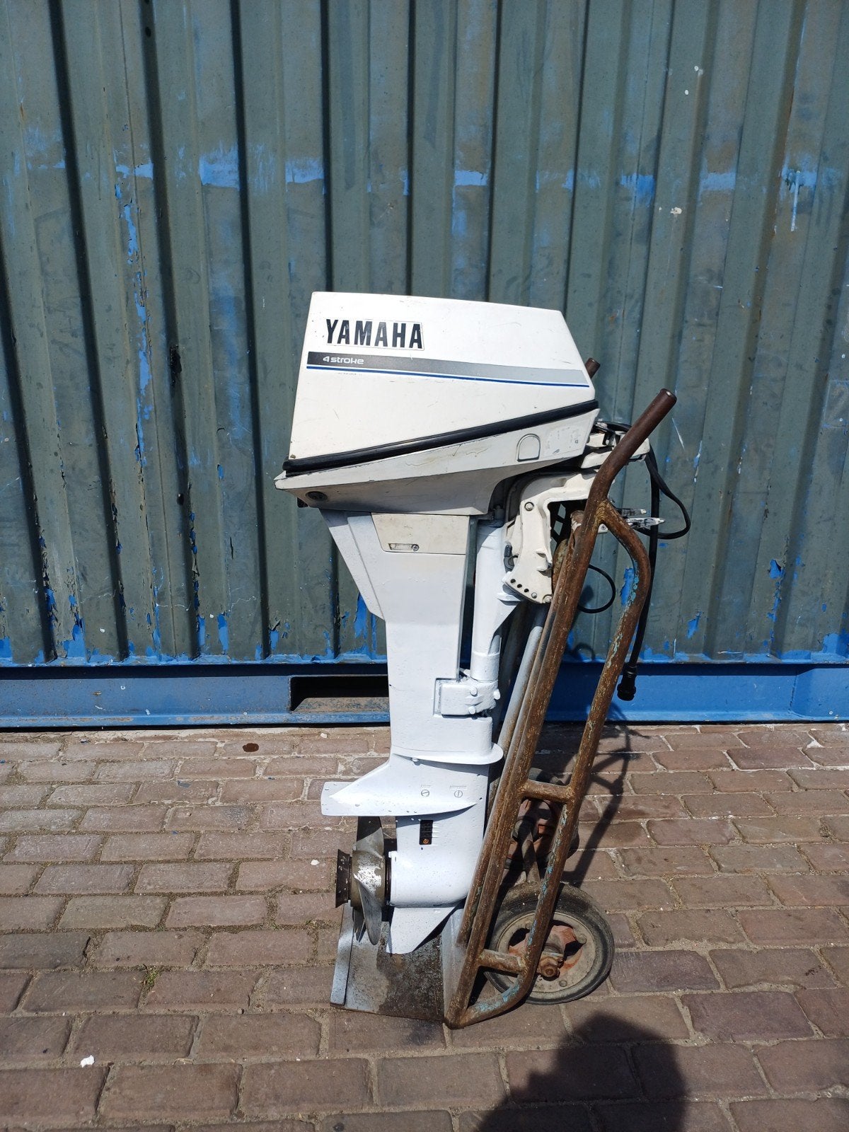Yamaha 9.9 pk 4 takt Hightrust langstaart elektrische start, Watersport en Boten, Buiten- en Binnenboordmotoren, Ophalen, Gebruikt