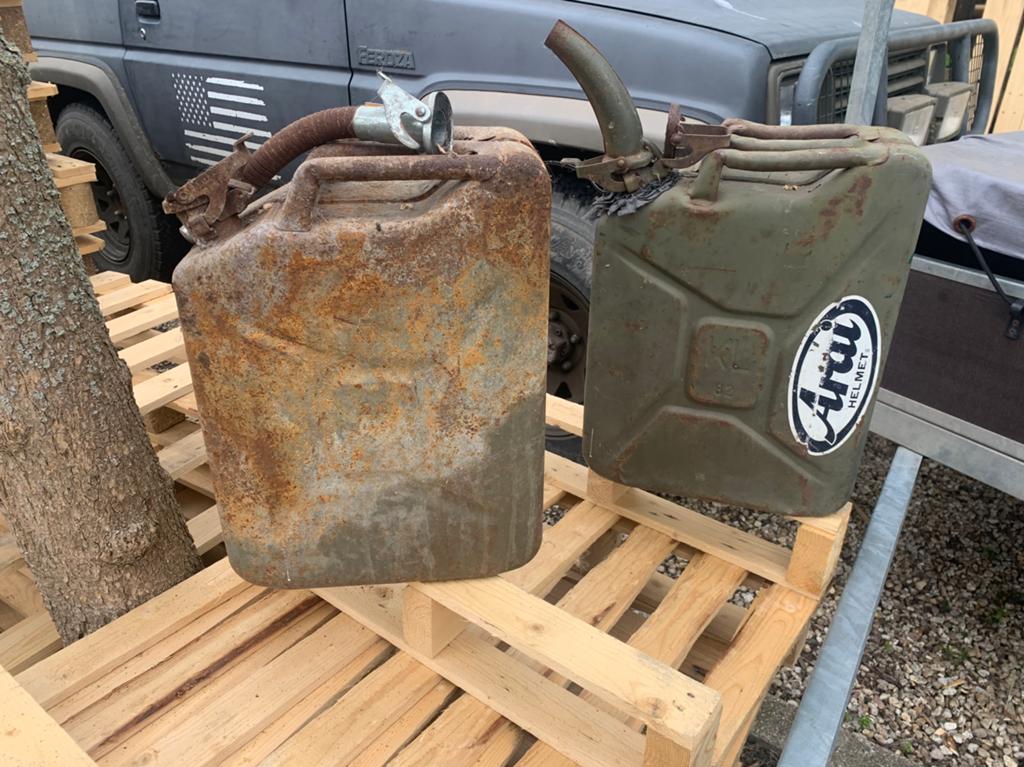 2 x metalen jerrycans, Ophalen, Landmacht, Nederland, Overige typen
