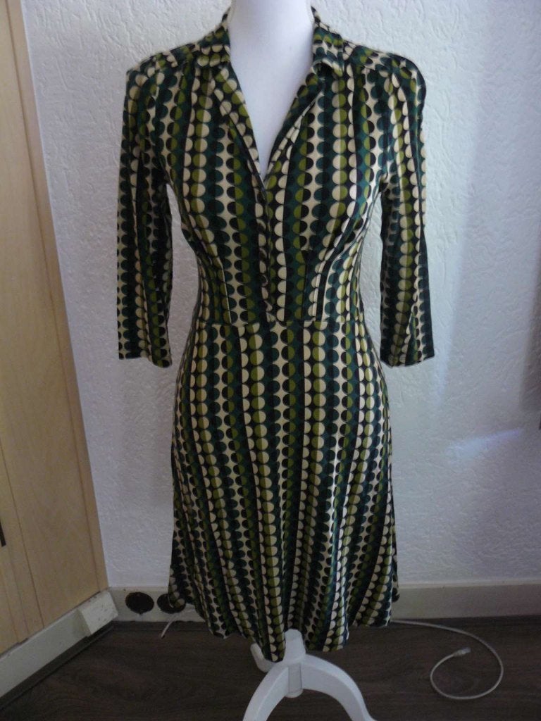 King Louie dinner dress Quincy maat S., Kleding | Dames, Jurken, Ophalen of Verzenden, Zo goed als nieuw, King Louie, Maat 36 (S)