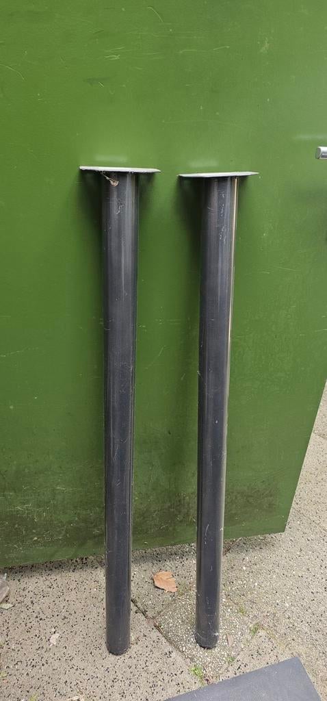 Hoge tafelpoten 1.10m hoog., Ophalen, Gebruikt, Minder dan 180 cm, Palen