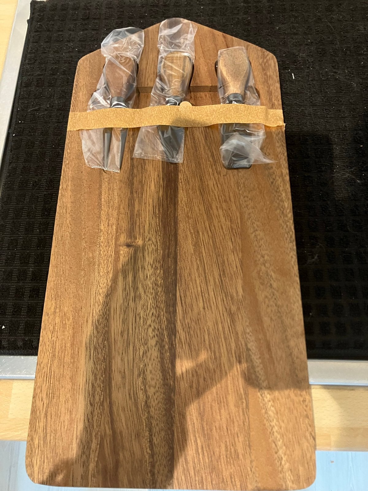 Pro-Chef Acacia Kaas Set - 43x20CM - Nieuw, Hout, Snij-/serveerplank, Nieuw, Ophalen of Verzenden