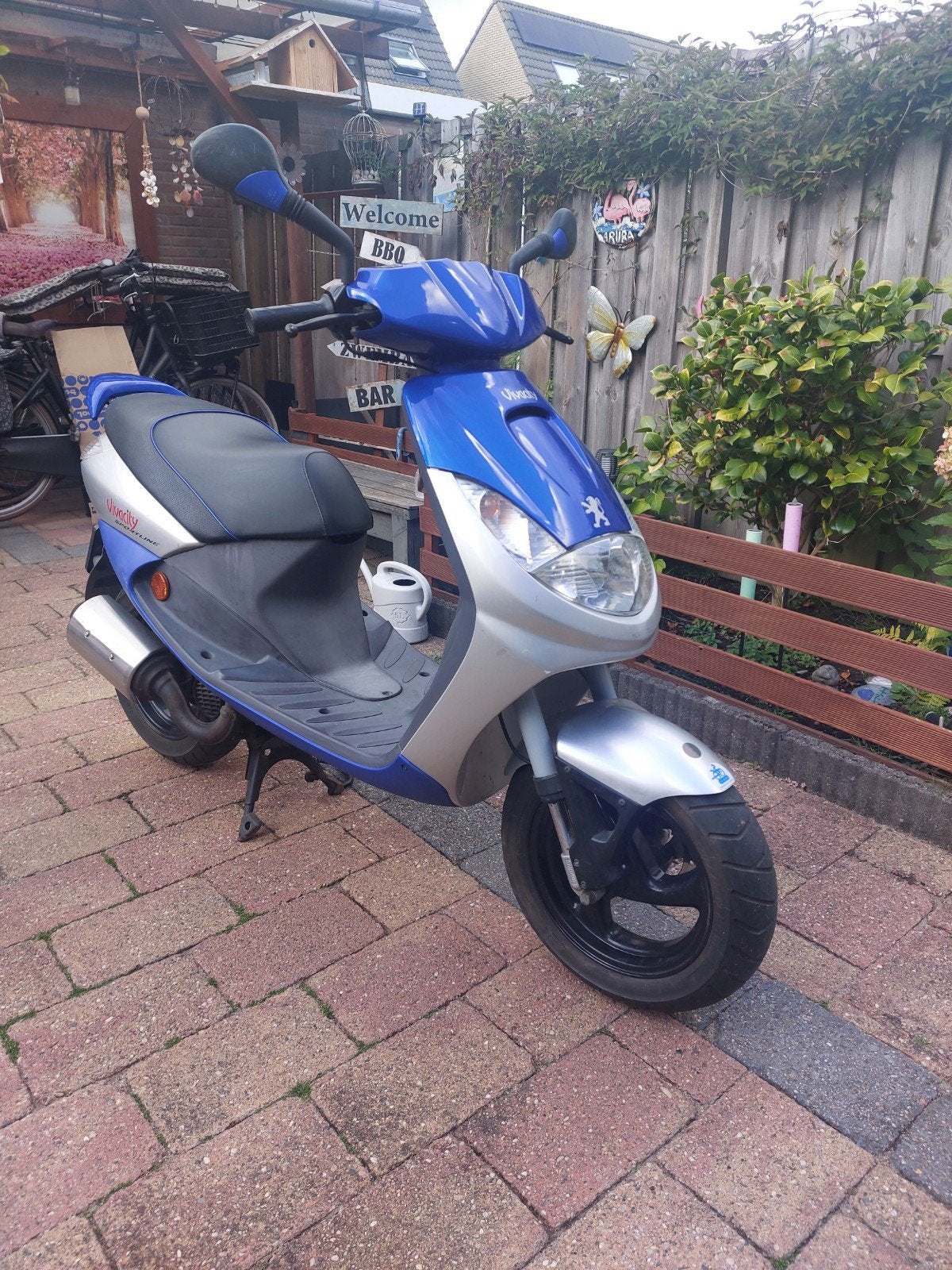 peugeot vivacity sportline 2005 snor 6893 km, Fietsen en Brommers, Scooters | Peugeot, Ophalen, Benzine, Overige modellen