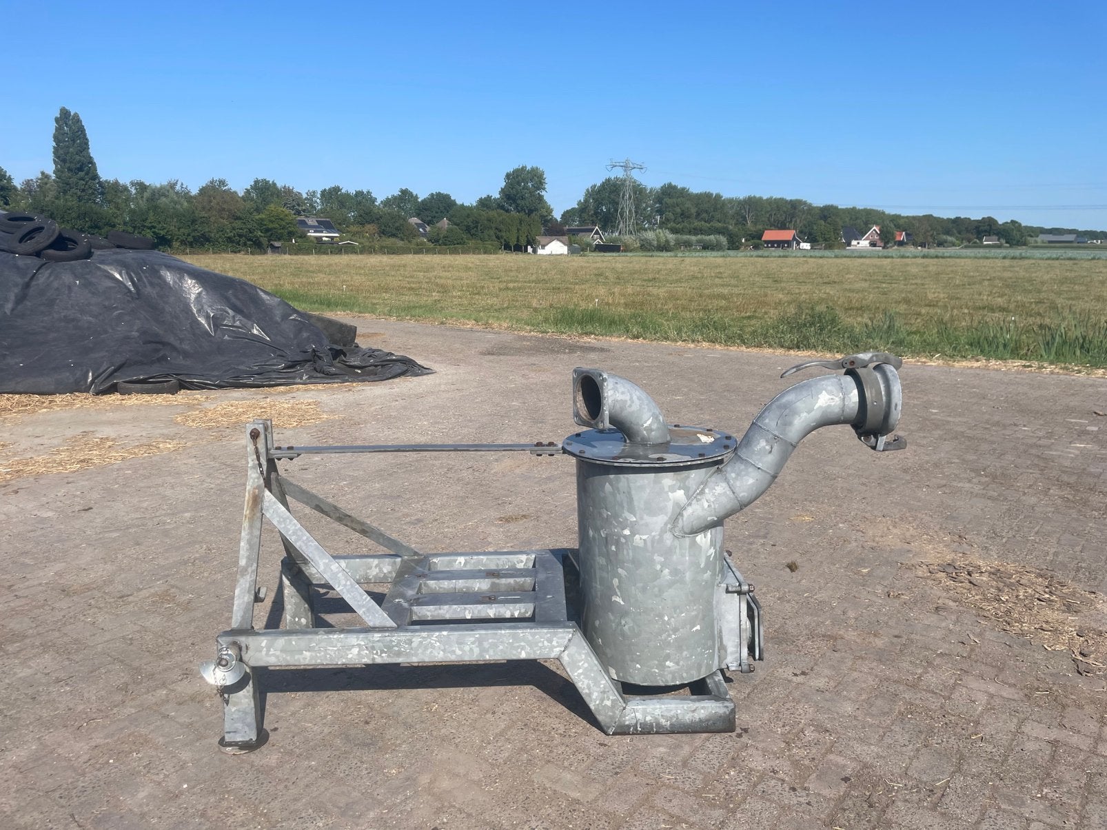 Pomp bok met stenenvanger, Ophalen, Gebruikt