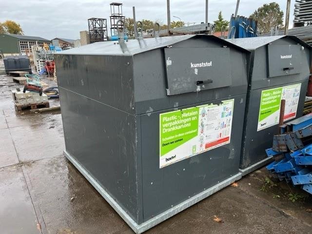 2098. PMD container / kliko / Bauer / behuizing, Huis en Inrichting, 40 liter of meer, Ophalen, Gebruikt, Metaal