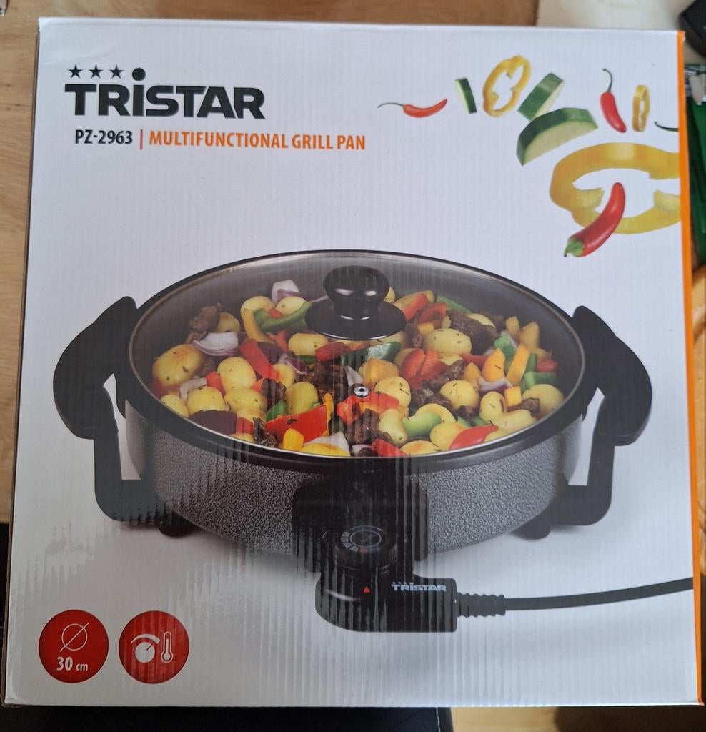 Tristar hapjespan, Ophalen, Nieuw