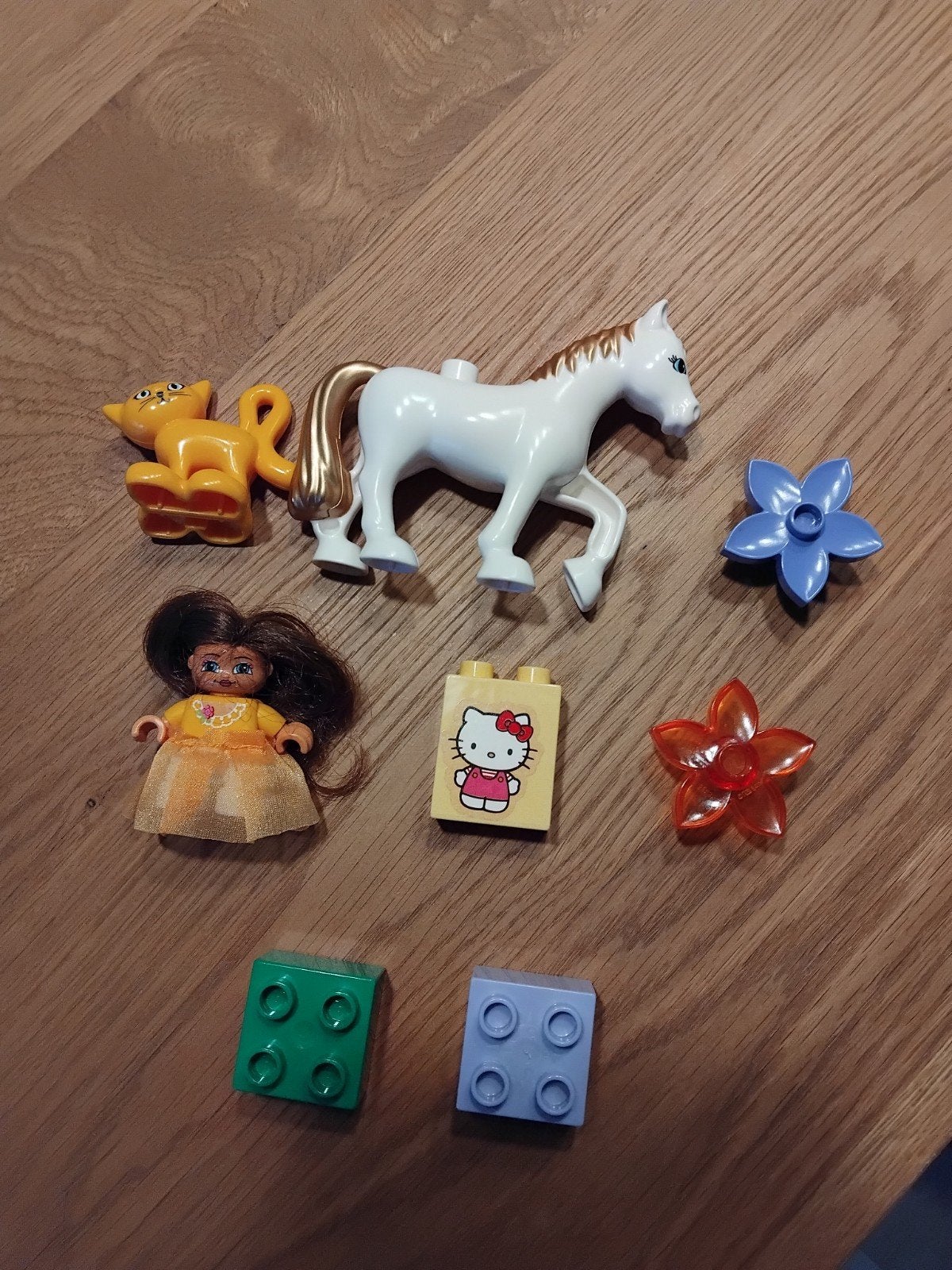 Duplo paard, poes  popje, Hello Kitty steen etc, Ophalen of Verzenden, Zo goed als nieuw, Duplo