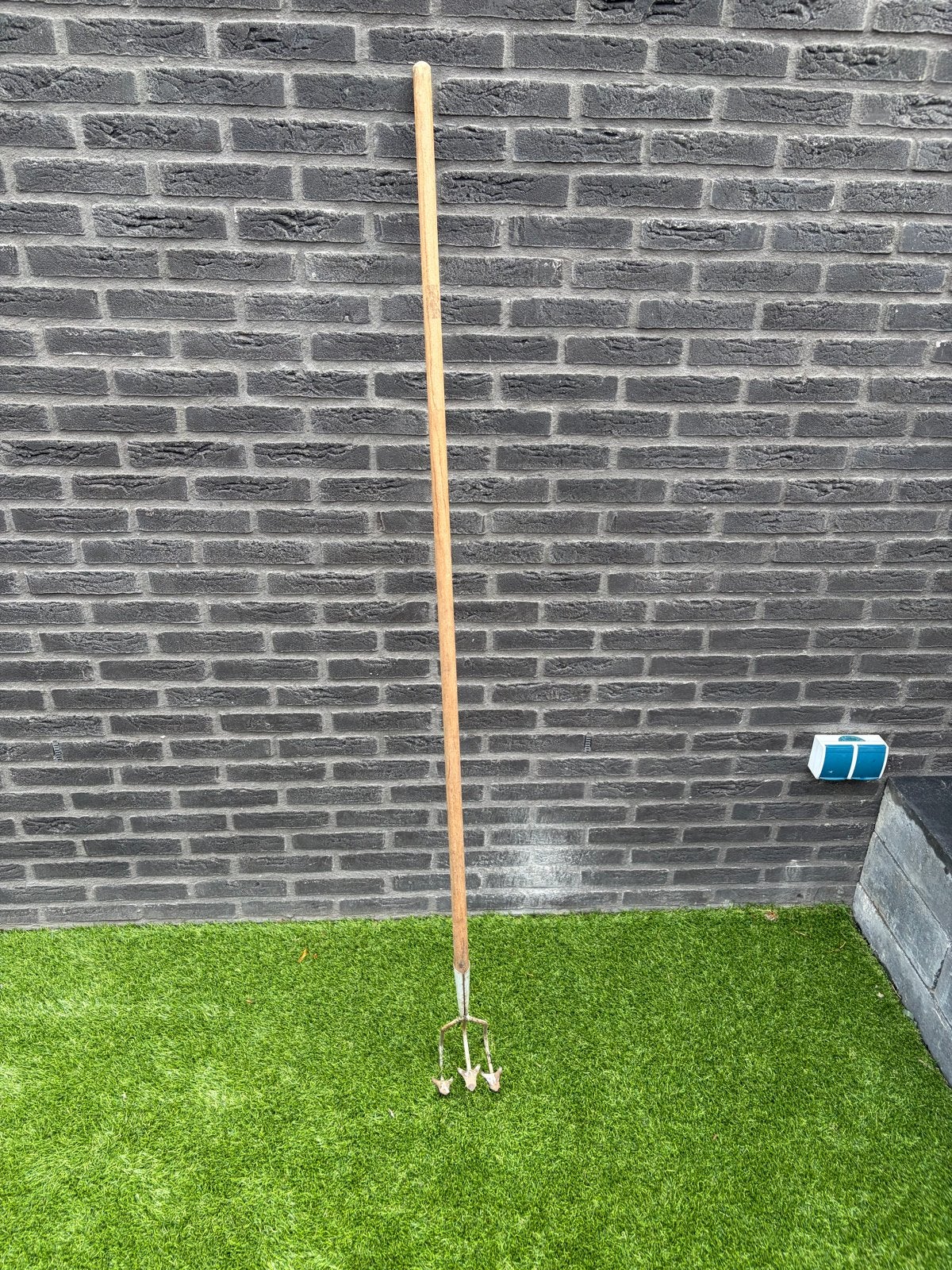 Tuinvork met lange steel, Ophalen, Gebruikt, Vork