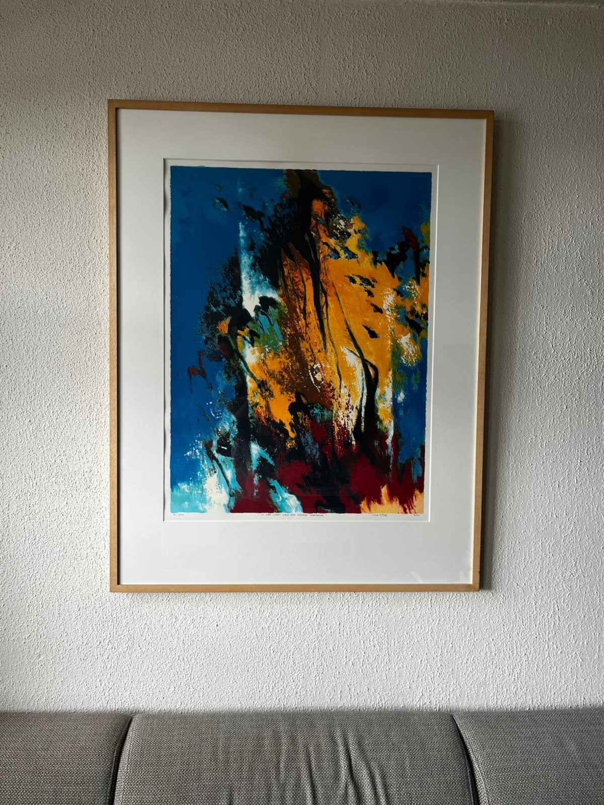 Mattie Schilders – gesigneerde zeefdruk 81/200, Ophalen