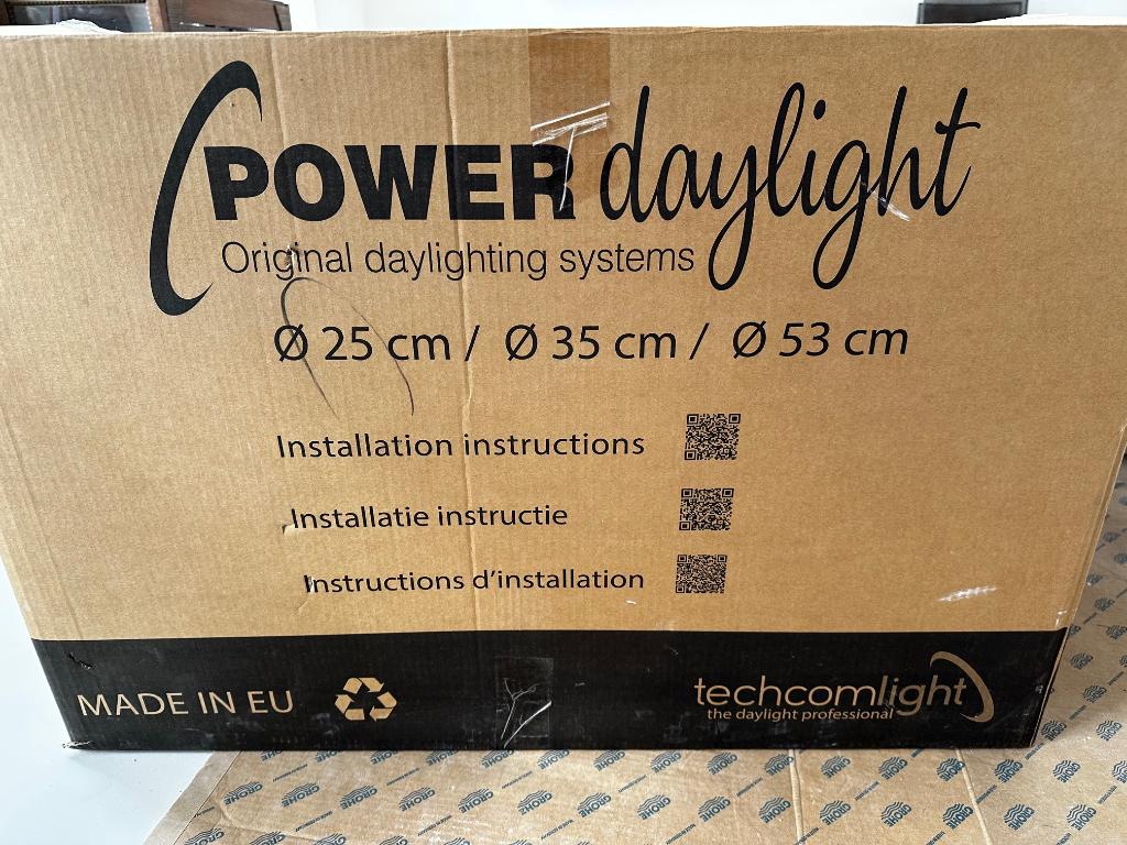 daglichtbuis, powerdaylight of solatube van techcomlight, Ophalen, Minder dan 80 cm, Minder dan 80 cm, Overige typen