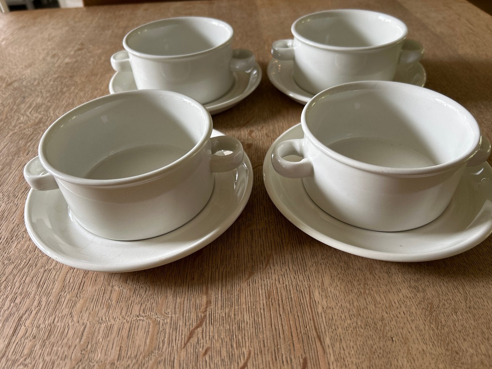 Wedgwood Stonehenge Midwinter Soepkommen met Schotel, Huis en Inrichting, Keuken | Servies, Gebruikt, Keramiek, Ophalen of Verzenden