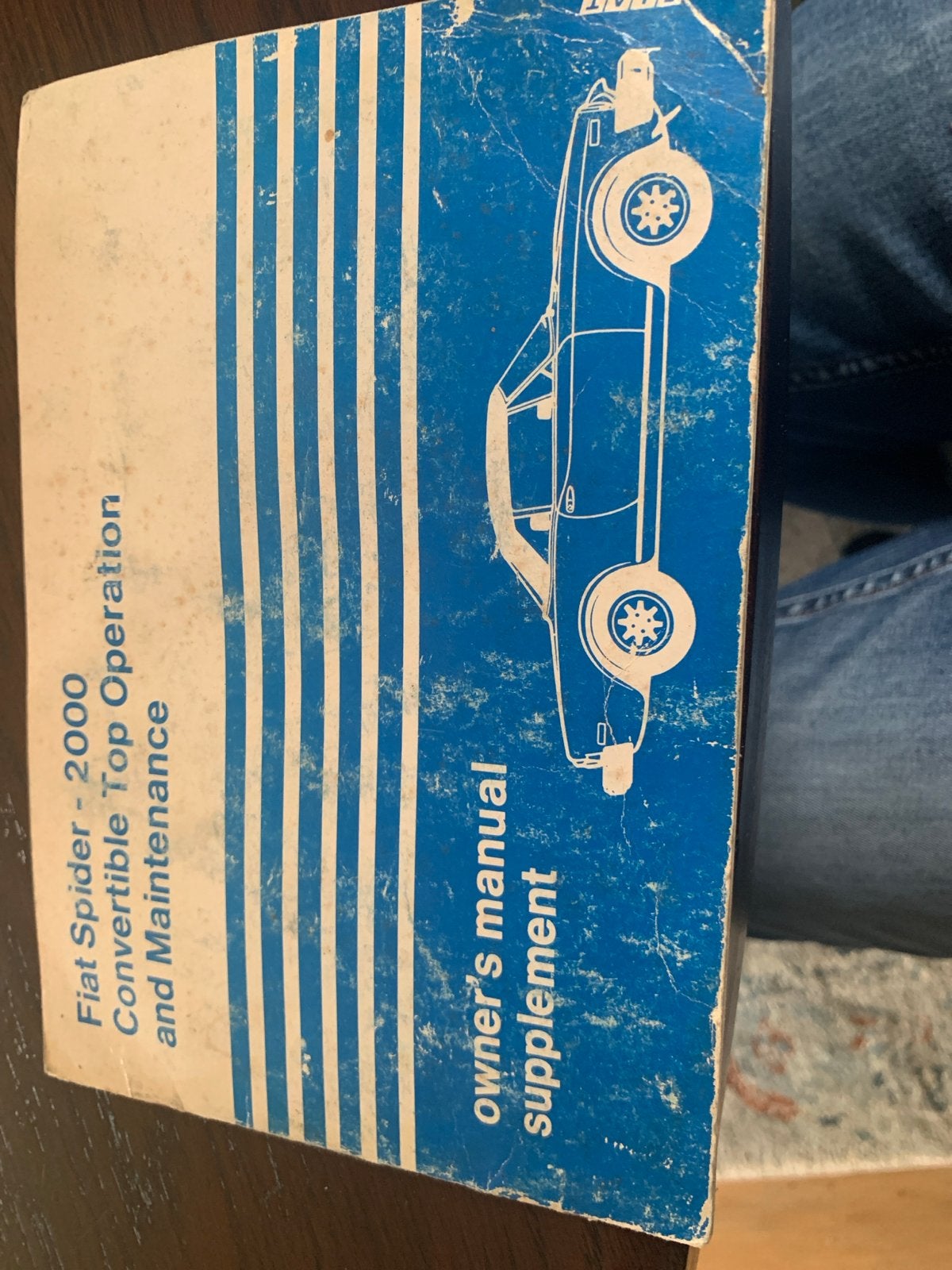 Fiat Spider 2000 Cabriolet Top Handleiding, Ophalen of Verzenden