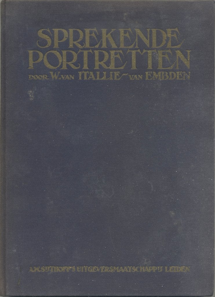 Sprekende portretten / W. van Itallie-van Embden - 1924 - 1e, Verzenden, Gelezen