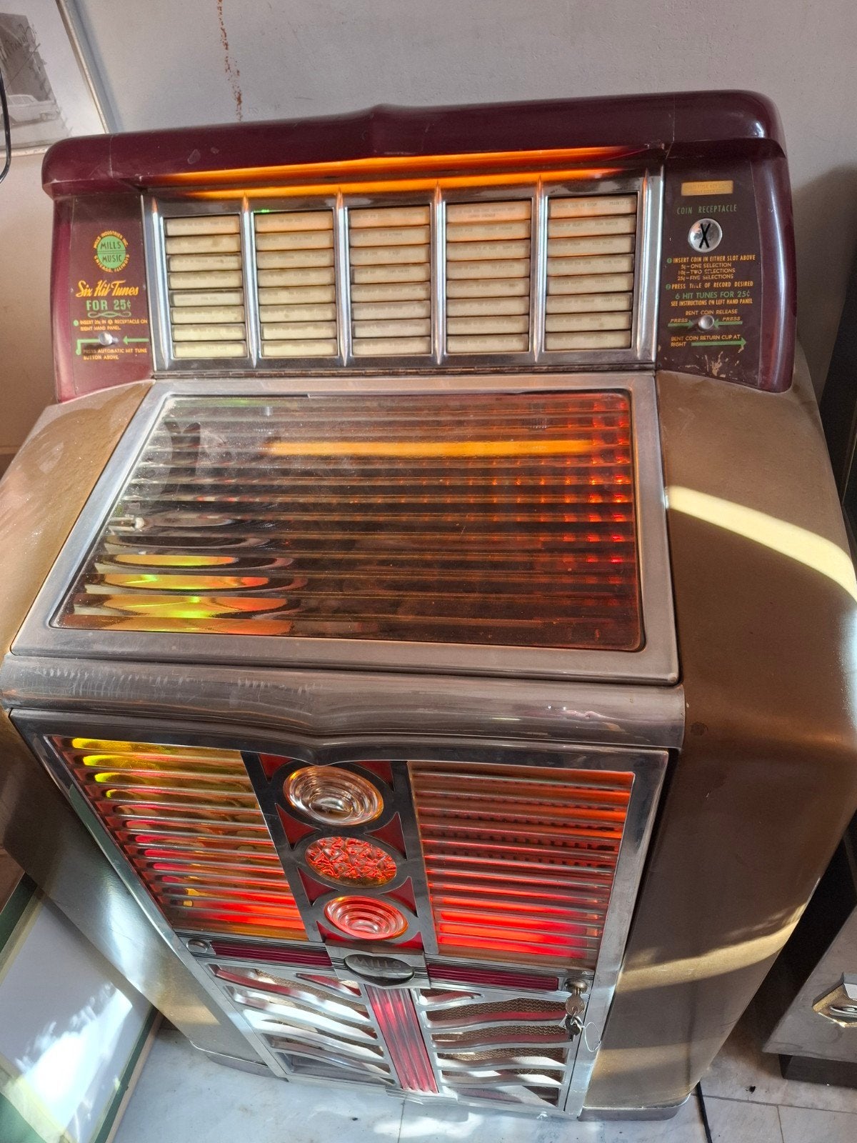 Unieke Mills Constellation 951 Jukebox (1947) – Werkt Perfec ...