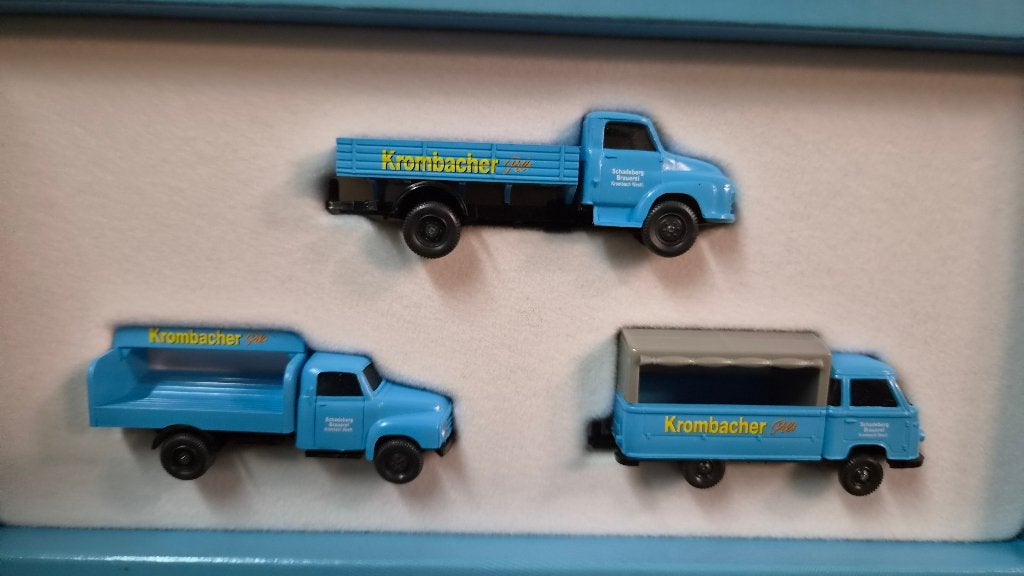 Wiking Krombacher bier set, Hobby en Vrije tijd, Ophalen of Verzenden, Zo goed als nieuw, Auto, Wiking