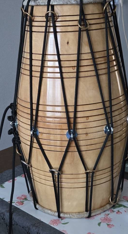 nieuw mango hout dhol, Muziek en Instrumenten, Percussie, Ophalen, Nieuw, Melodische percussie