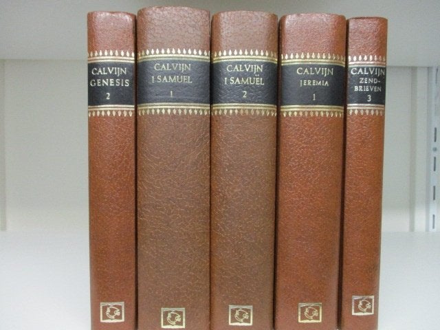 Johannes Calvijn: Bijbelverklaring (5 boeken in 1 koop)., Boeken, Ophalen of Verzenden, Gelezen, Johannes Calvijn, Christendom | Protestants