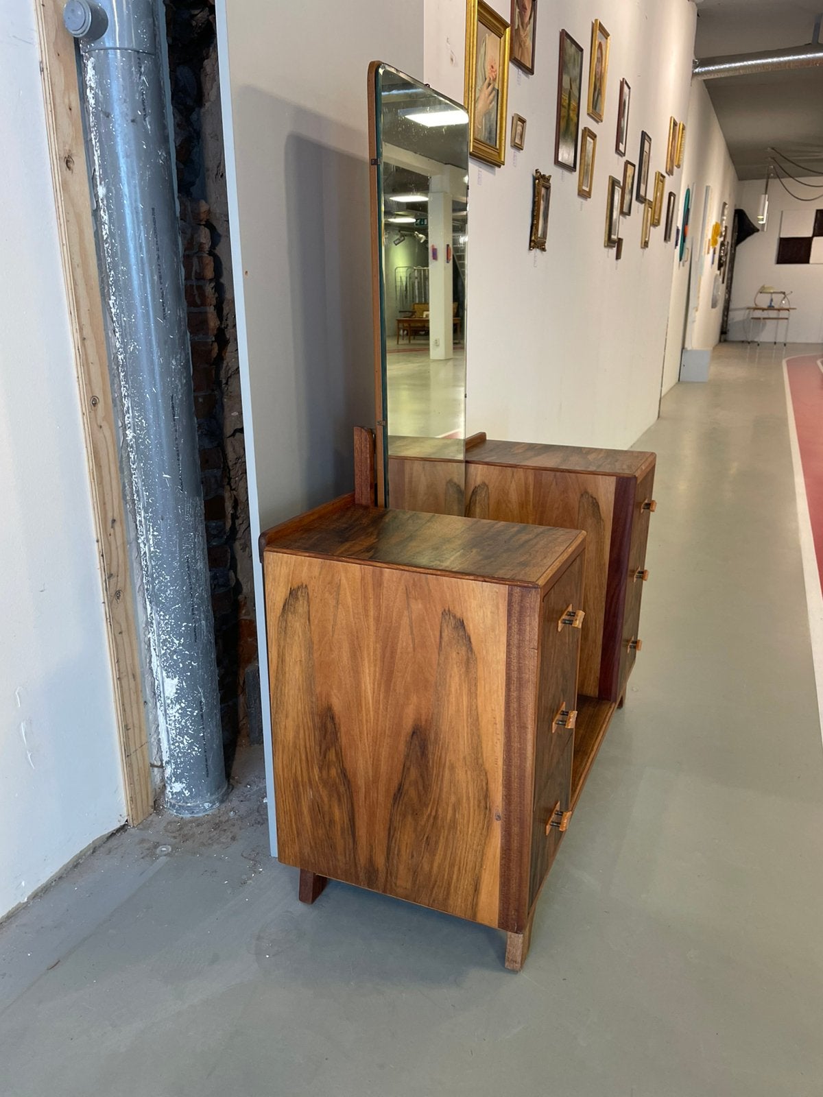 Foto 9 van Art deco kaptafel uitgevoerd in Palissander fineer