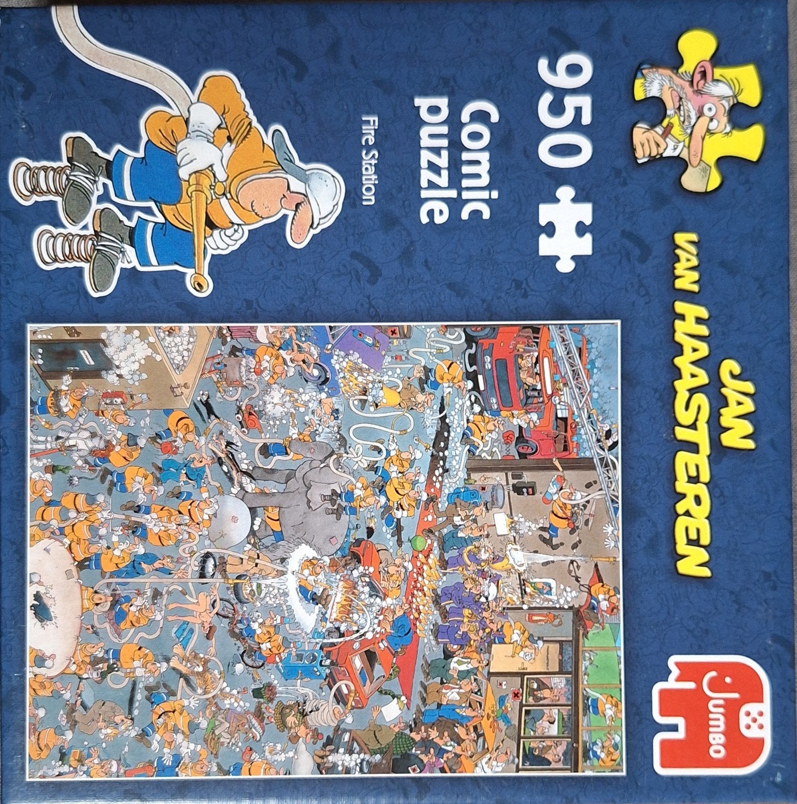 Jan van Haasteren - Brandweerkazerne 950 stukjes, Ophalen, 500 t/m 1500 stukjes, Zo goed als nieuw, Legpuzzel