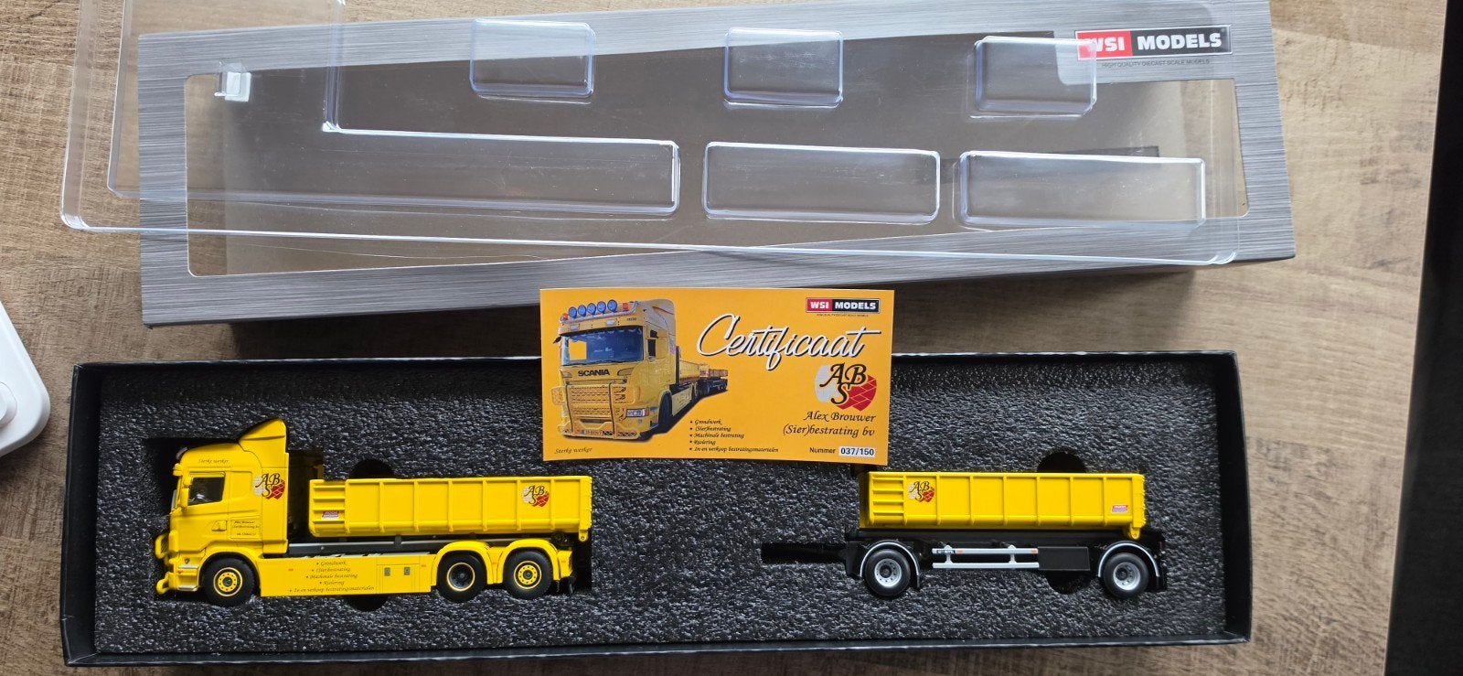 Alex Brouwer wsi nieuw in doos 1:50, Ophalen of Verzenden, Nieuw, Bus of Vrachtwagen, Wsi