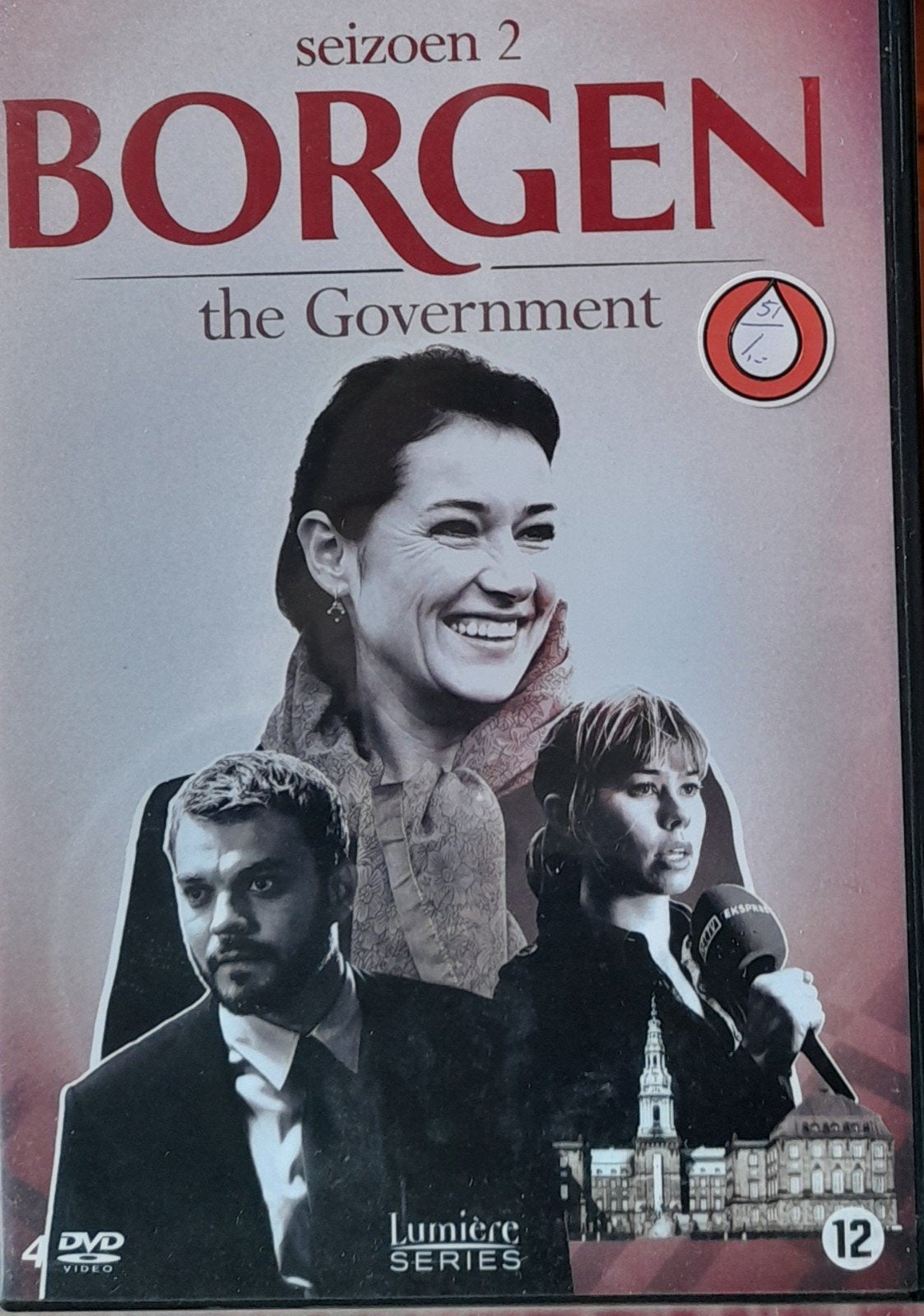 Borgen seizoen 1 en 2 compleet zie foto.pakket 437, Alle leeftijden, Ophalen of Verzenden, Zo goed als nieuw