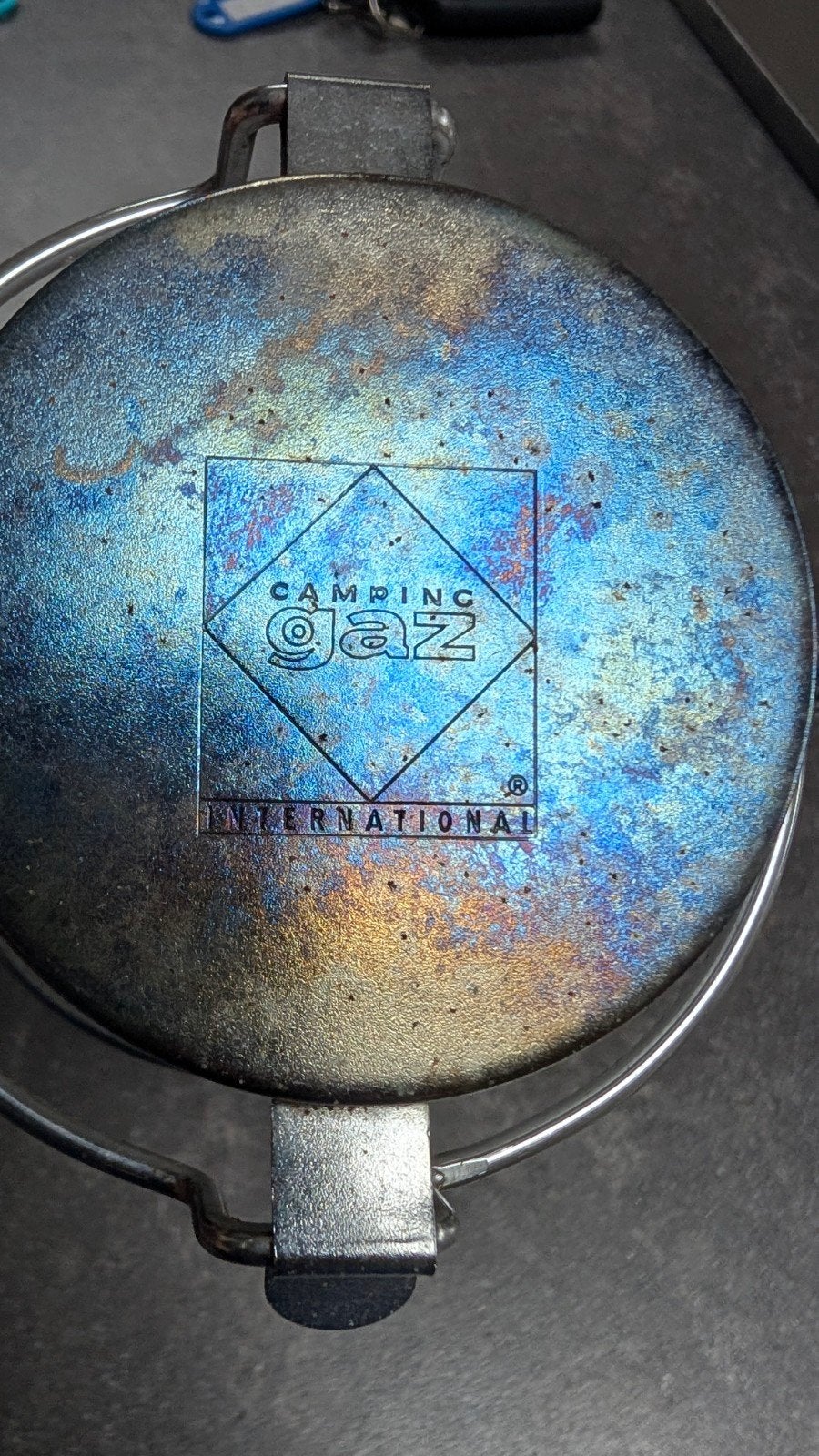 Campinggaz gaslamp CV300/470 systeem met nieuwe kousjes, Ophalen of Verzenden, Gebruikt