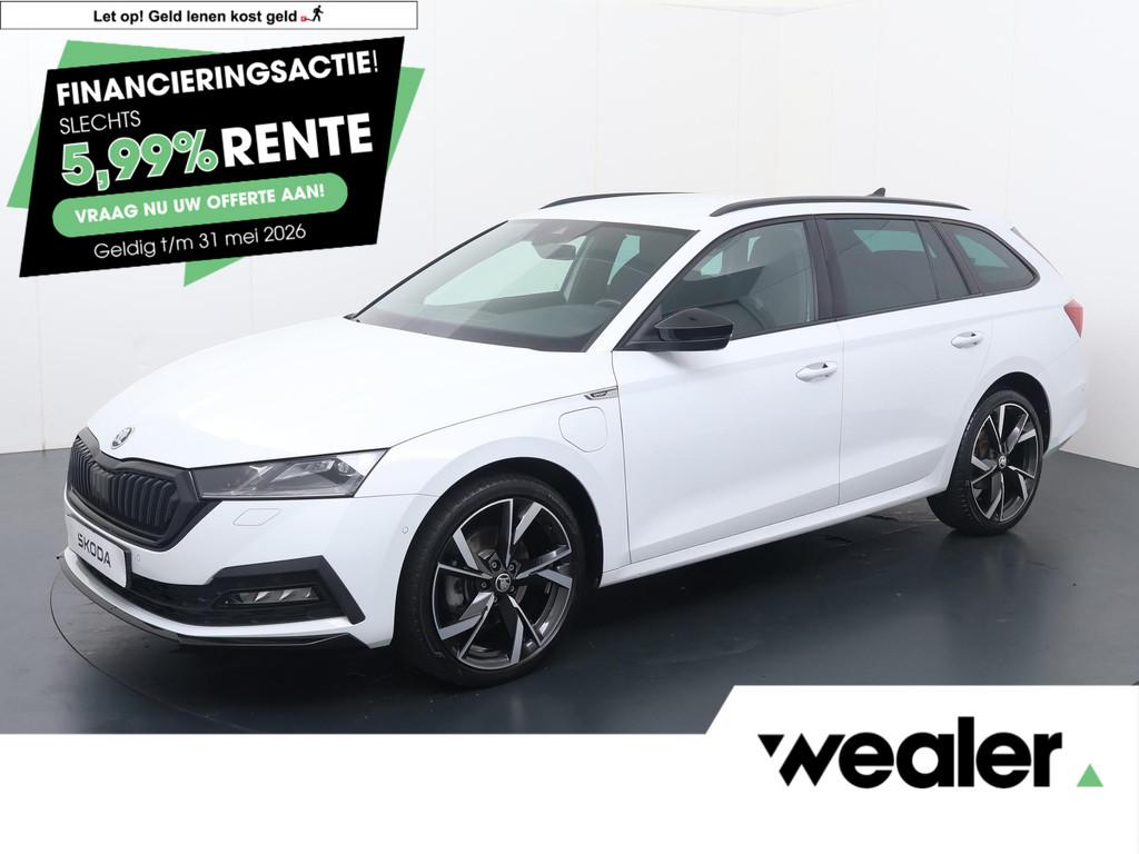 Skoda Octavia Combi 1.4 TSI iV PHEV Sportline Business | 204, Auto's, Skoda, 12 maanden, Stof, Gebruikt, 4 cilinders