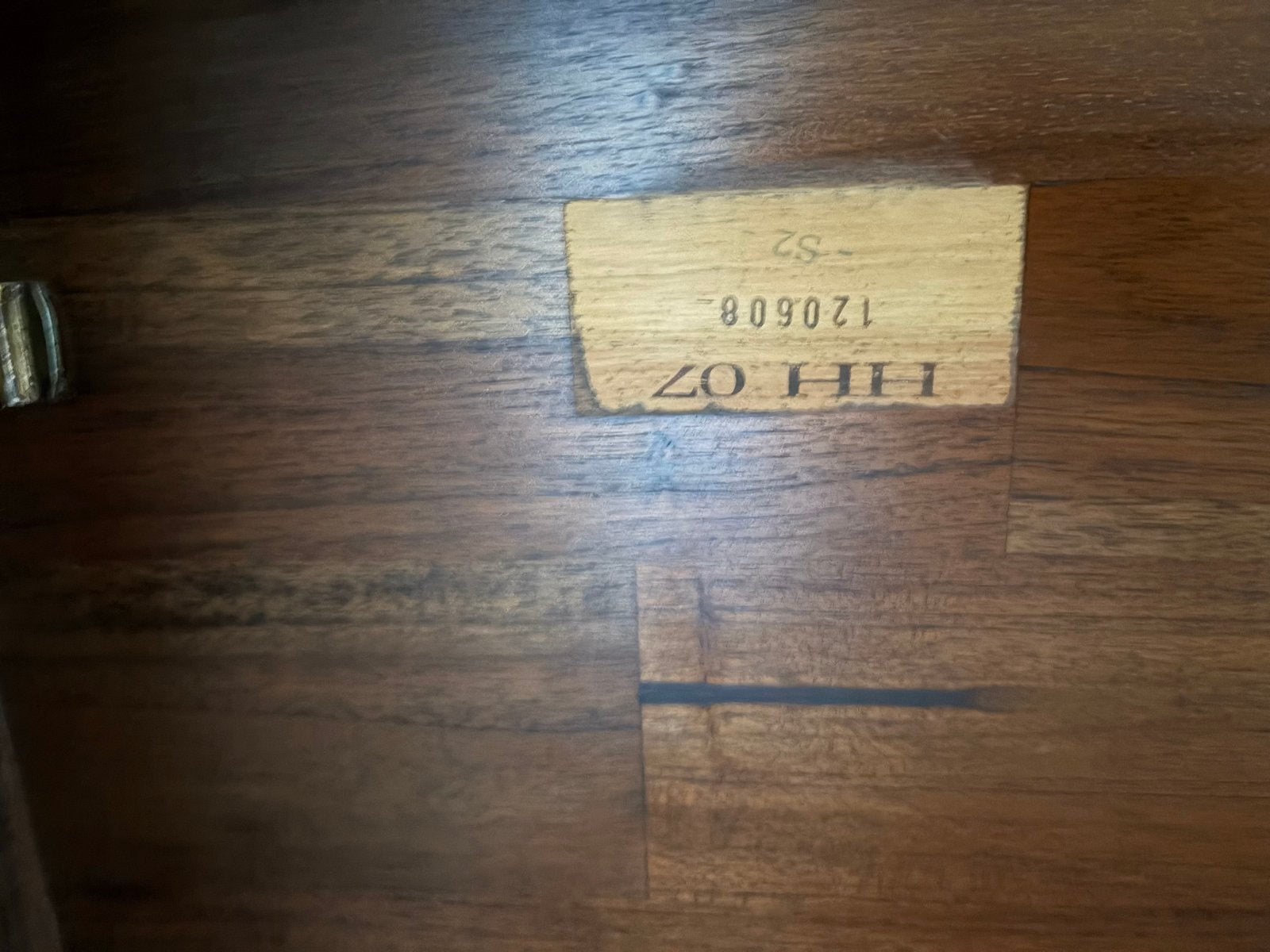 Massief houten eettafel met 4 stoelen, Huis en Inrichting, Tafels | Eettafels, Ophalen, Gebruikt, 50 tot 100 cm, 150 tot 200 cm