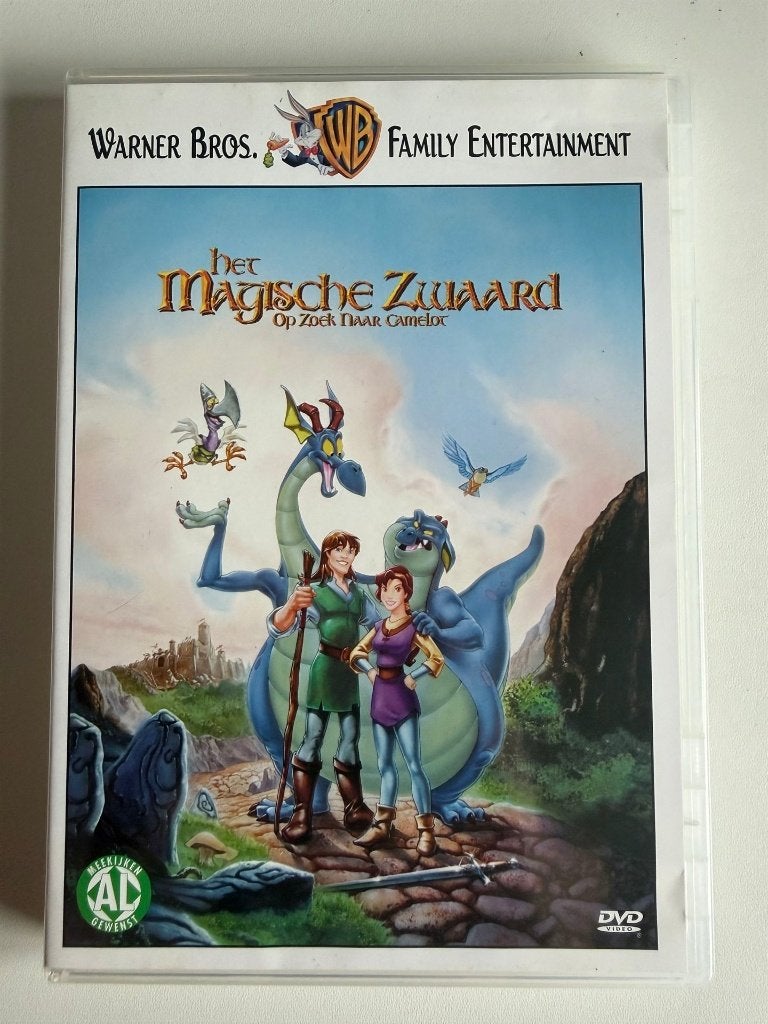 Het Magische Zwaard: Op Zoek naar Camelot (1998) DVD | Actie, Alle leeftijden, Ophalen of Verzenden, Zo goed als nieuw, Amerikaans