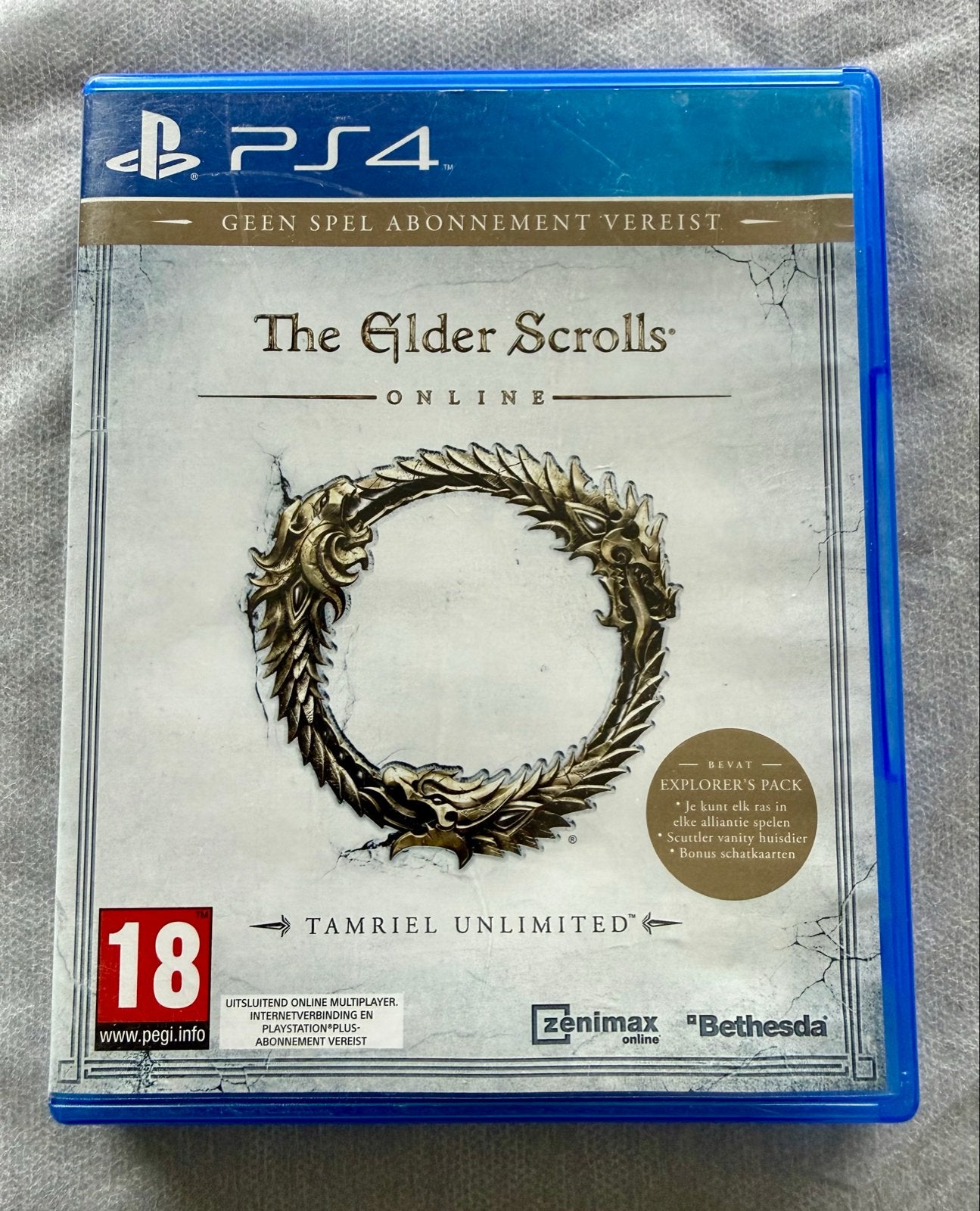 The Elder Scrolls Online: Tamriel Unlimited PS4, Online, Gebruikt, Vanaf 18 jaar, Ophalen of Verzenden