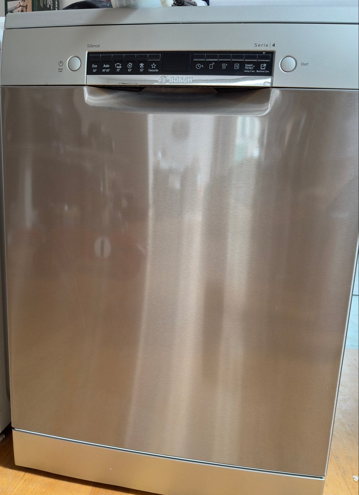 Bosch Serie 4 Silence Vaatwasser - Zo goed als nieuw, Witgoed en Apparatuur, Vaatwasmachines, Ophalen, 60 cm of meer, Eco programma