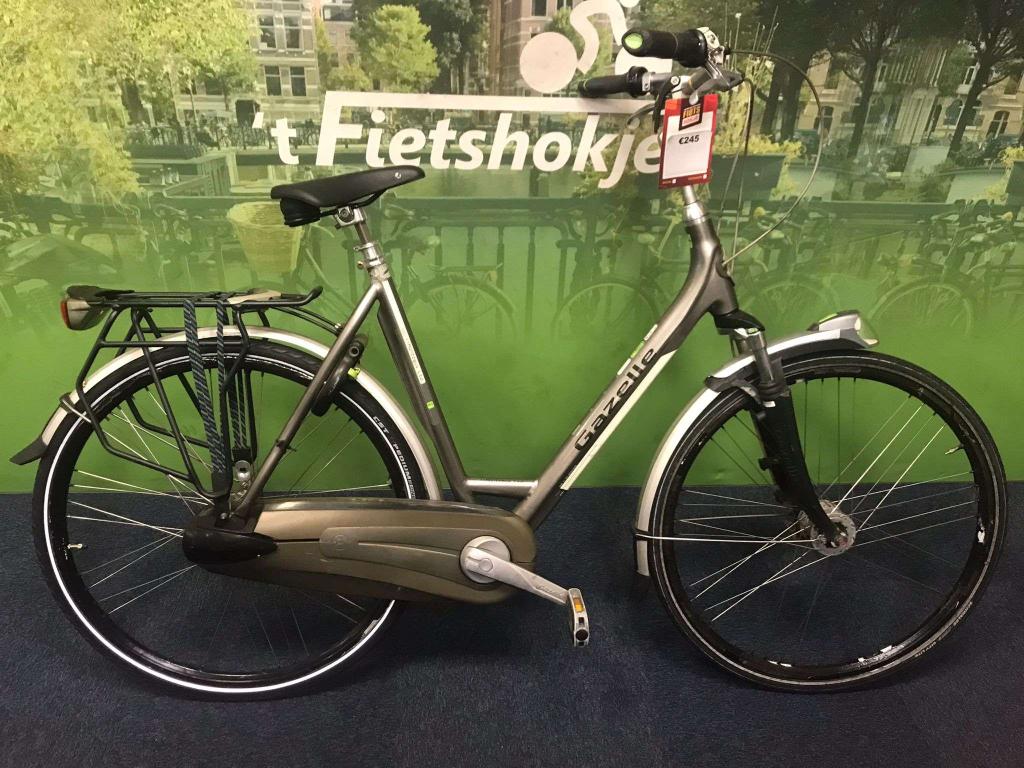 Fietshokje Raaks : Gazelle Monteaux Damesfiets 56cm, Overige merken, Raaks Fietsen, 53 tot 56 cm, Versnellingen