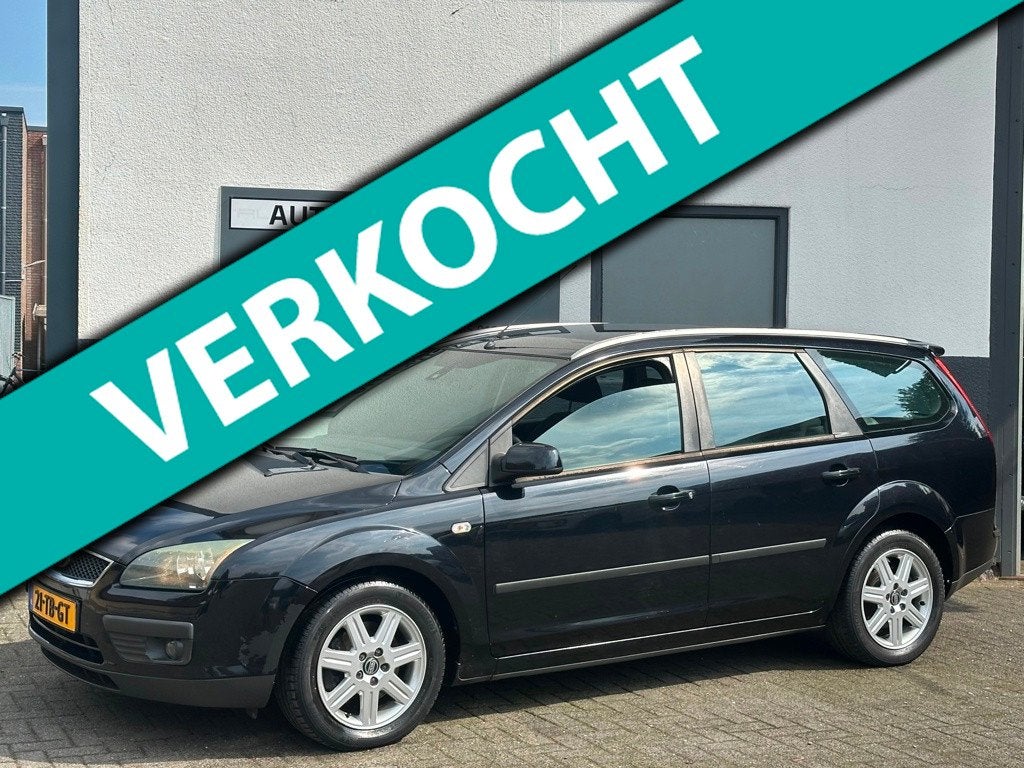 Ford Focus Wagon 2.0-16V Rally Edition | AIRCO | INRUILKOOPJ, Auto's, Stof, Gebruikt, Zwart, Handgeschakeld
