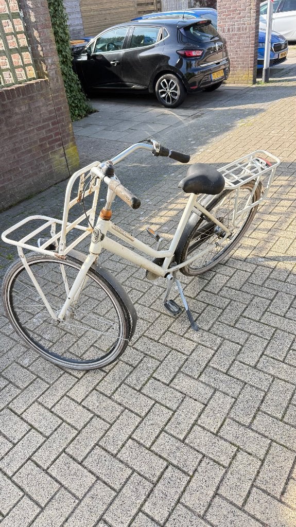 Gazelle dames fiets te koop, Fietsen en Brommers, Ophalen, Terugtraprem, Gebruikt, Versnellingen