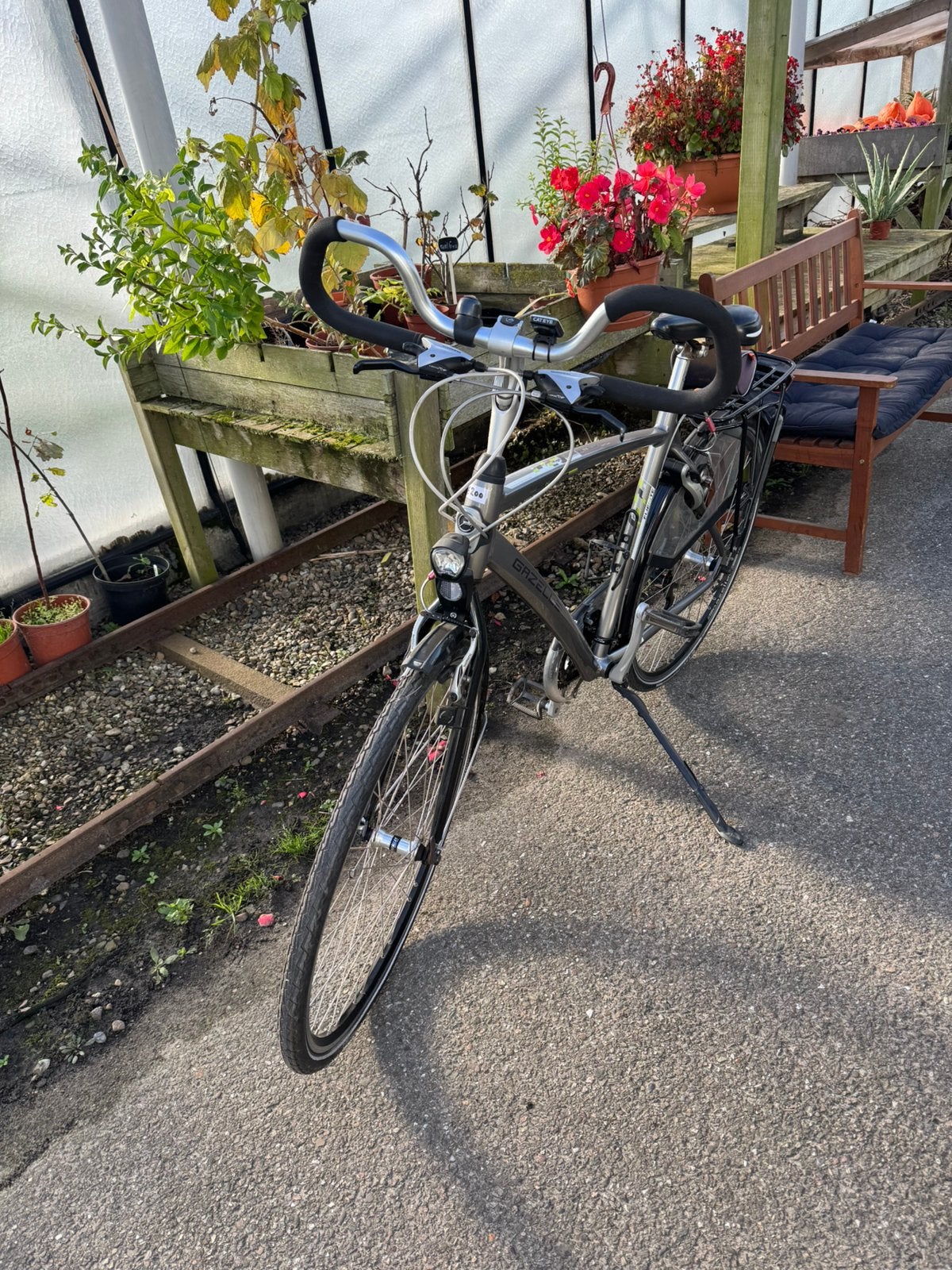 Nette Gazelle fuente herenfiets, Ophalen, Gebruikt, Versnellingen, 57 tot 61 cm