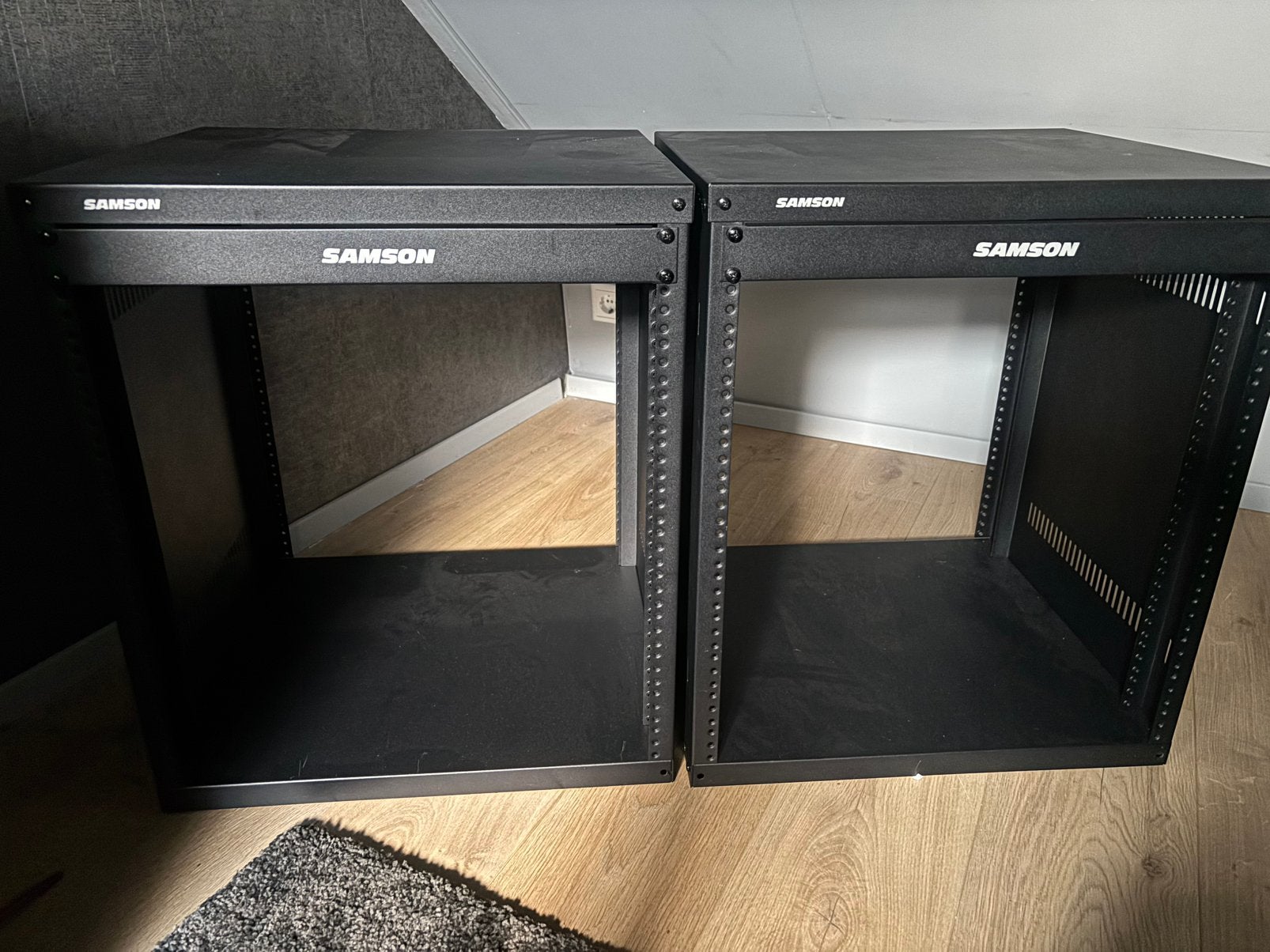 Samson SRK12 12U Studio/Rackkasten – Set van 2 – €175, Ophalen, Zo goed als nieuw