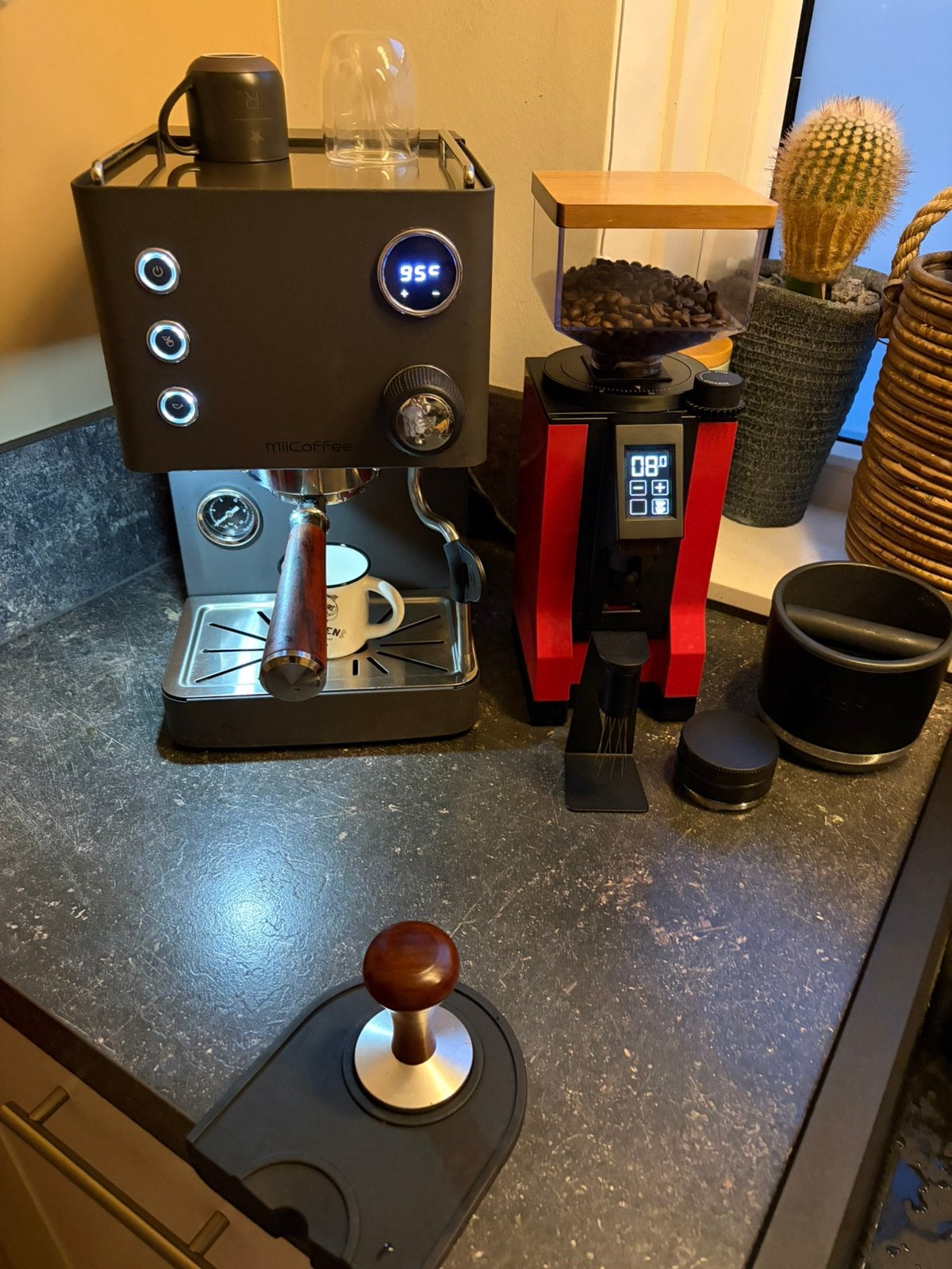 Home barista set oa Eureka Mignon Specialita, Witgoed en Apparatuur, Koffiezetapparaten, Ophalen, Espresso apparaat, Koffiebonen