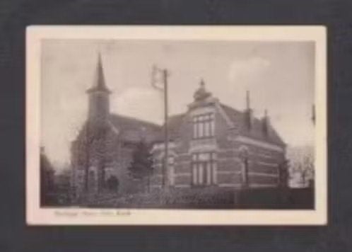 Oudega Gereformeerde Kerk., Verzamelen, Ansichtkaarten | Nederland, Ophalen of Verzenden, Voor 1920, Gelopen, Friesland