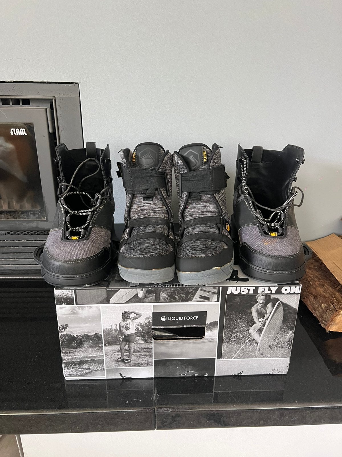 Liquid Force Peak 6x wakeboard bindingen, Ophalen, Nieuw, Schoenen