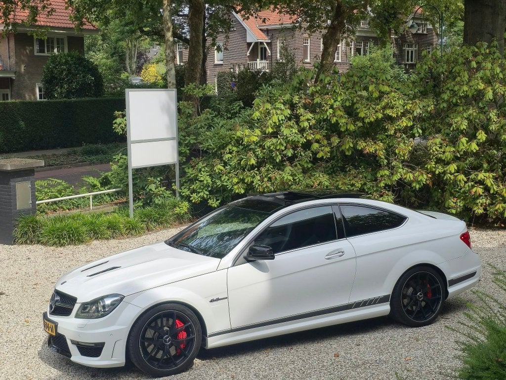 Mercedes-Benz C63 AMG 507 Edition 39.000KM Unieke Staat 2017, Automaat, Dealer onderhouden, Wit, Leder