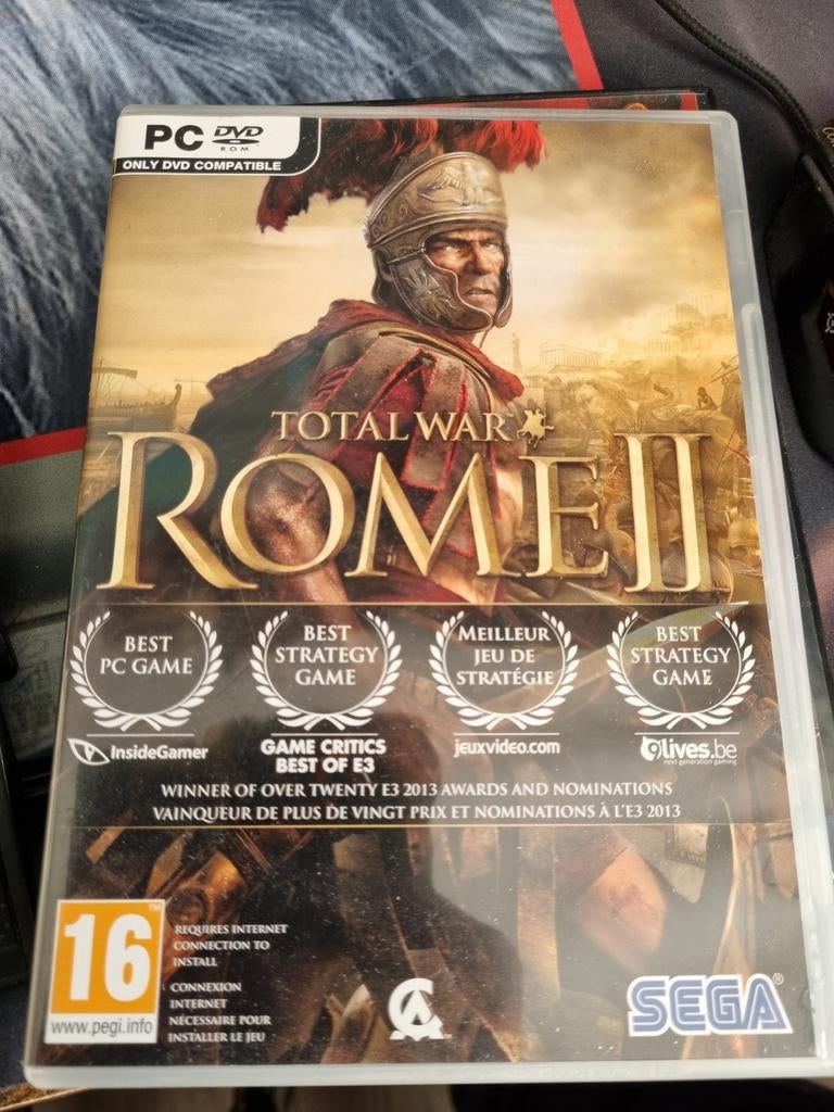 Rome Total War 1, 2 & Barbarian Invasion PC, Spelcomputers en Games, Games | Pc, Zo goed als nieuw, Simulatie, 1 speler, Vanaf 16 jaar