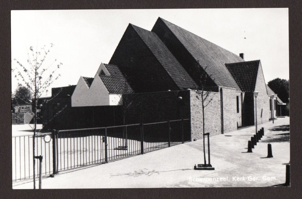 Scherpenzeel (bij Woudenberg en Renswoude) - Kerk Ger Gem, Verzenden, 1960 tot 1980, Ongelopen, Gelderland