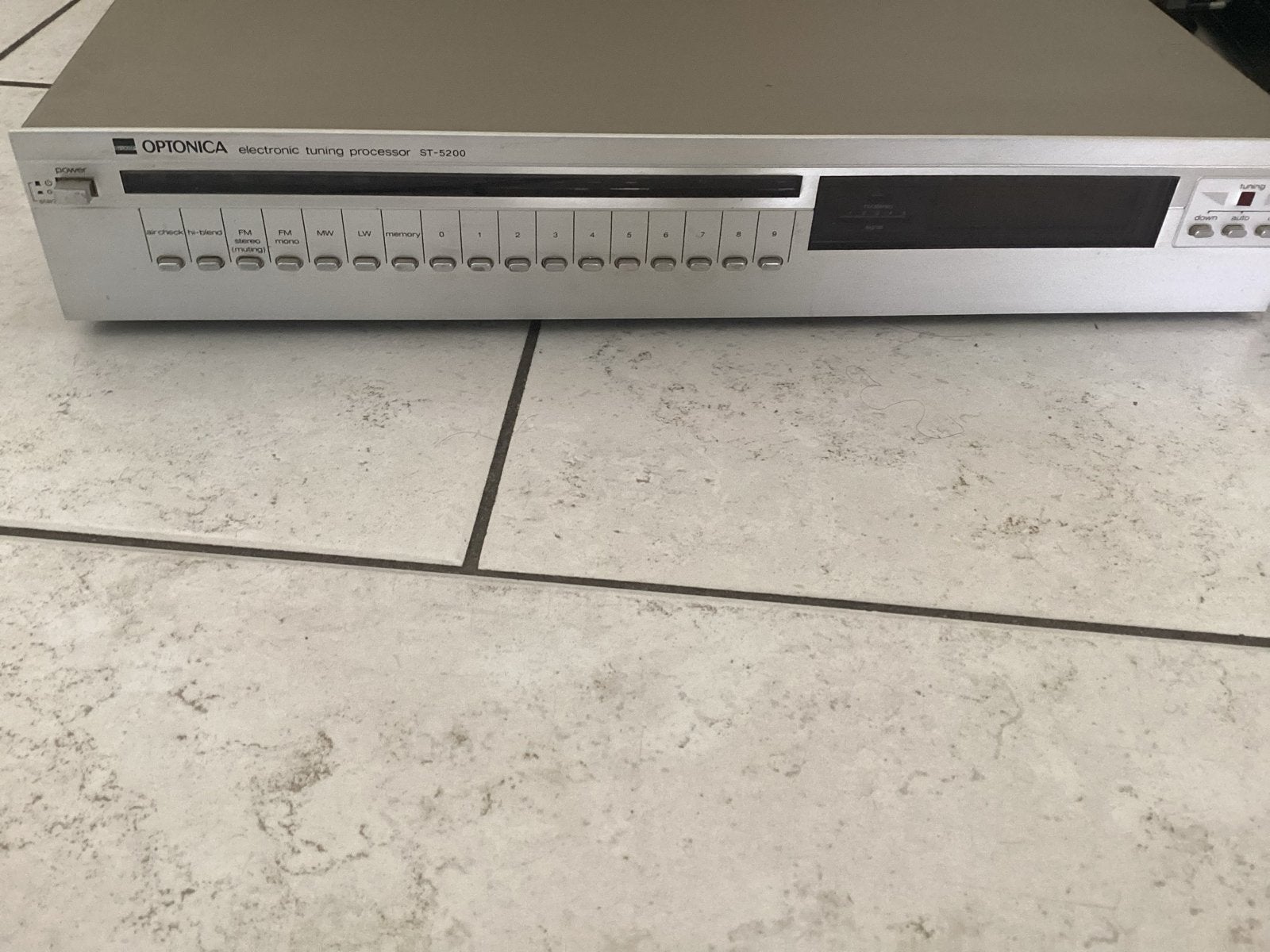 Optonica ST-5200 Electronic Tuning Processor Tuner, Ophalen, Gebruikt, Analoog