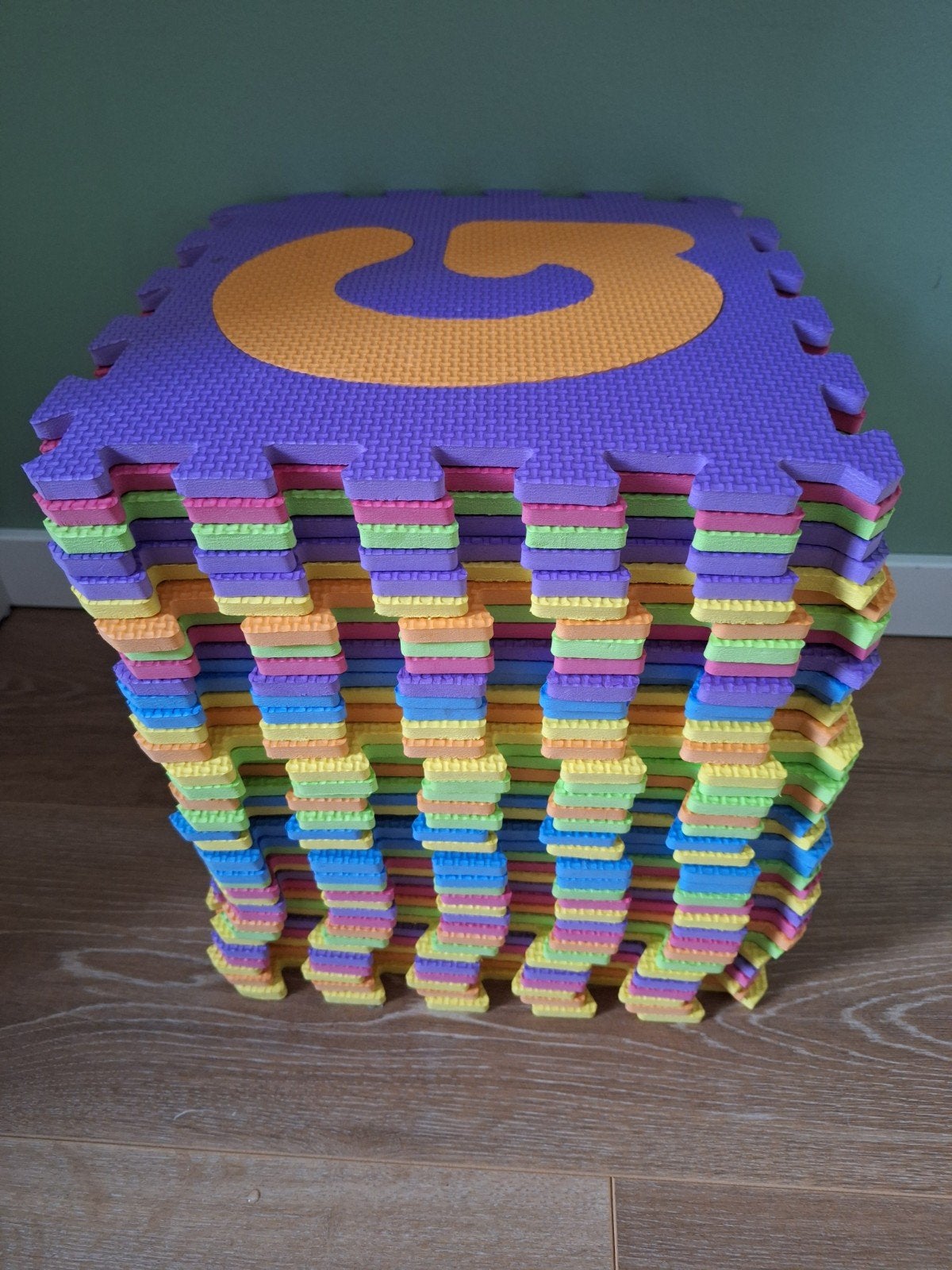 foam puzzel alfabet en cijfers, Ophalen, Zo goed als nieuw, Jongen of Meisje