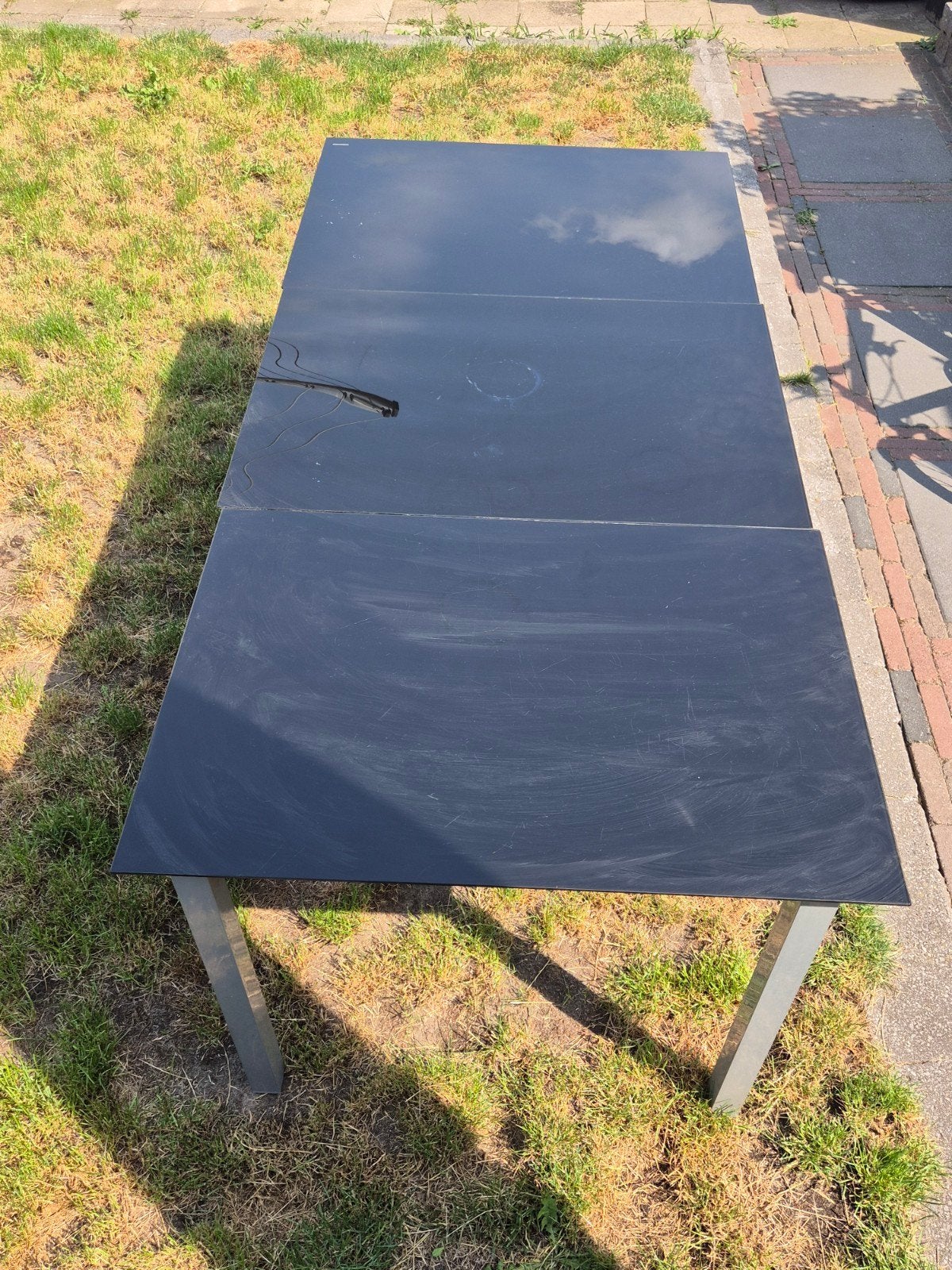 Tuinset: tafel en 8 stoelen, Ophalen