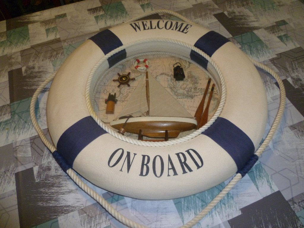 reddings band maritime decoratie  50 cm doorsnee, Ophalen, Huis en Inrichting