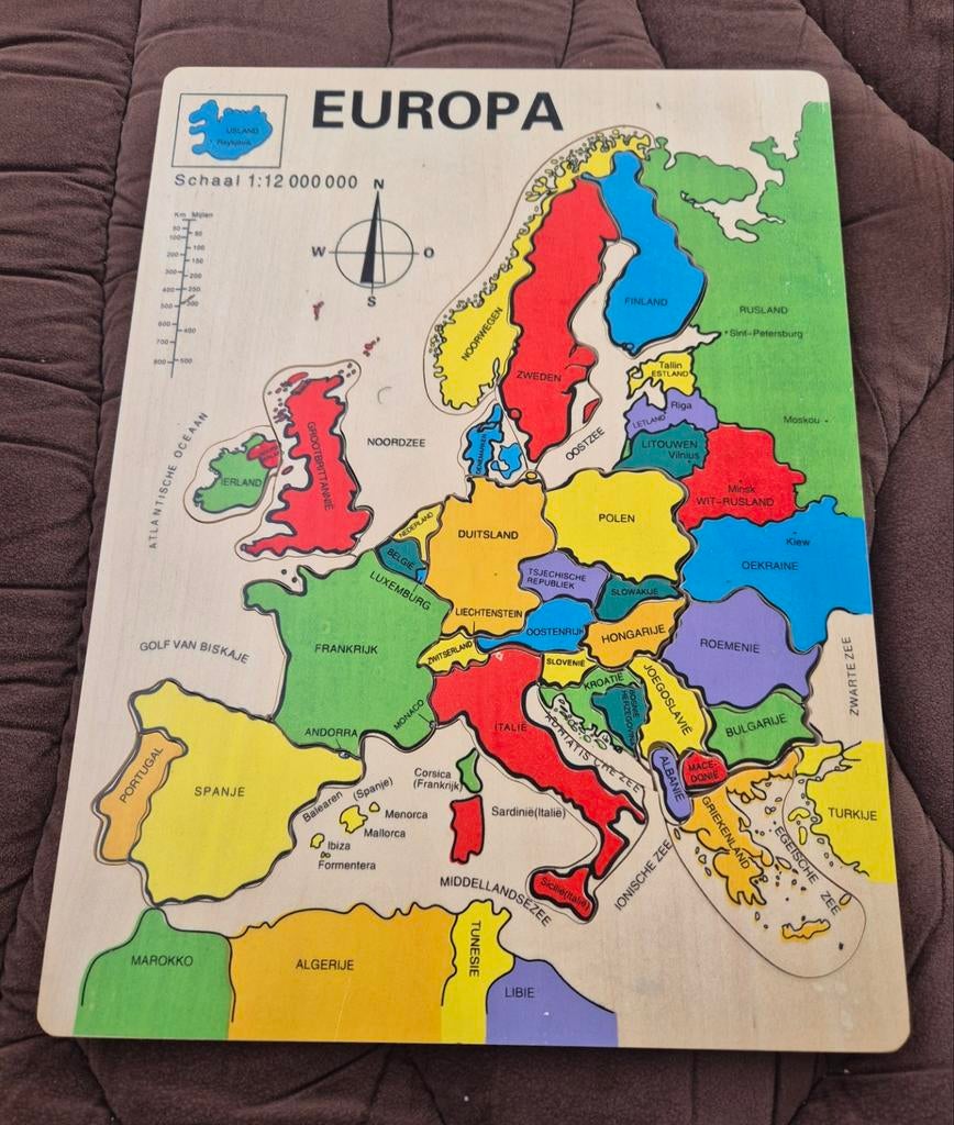 Europa puzzel, Ophalen, 2000 tot heden, Europa Overig, Landkaart