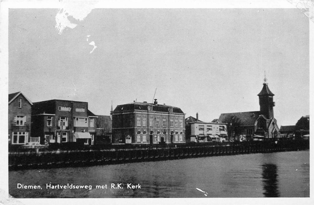 702-008-021 Diemen Hartveldseweg, Verzenden, Voor 1920, Noord-Holland