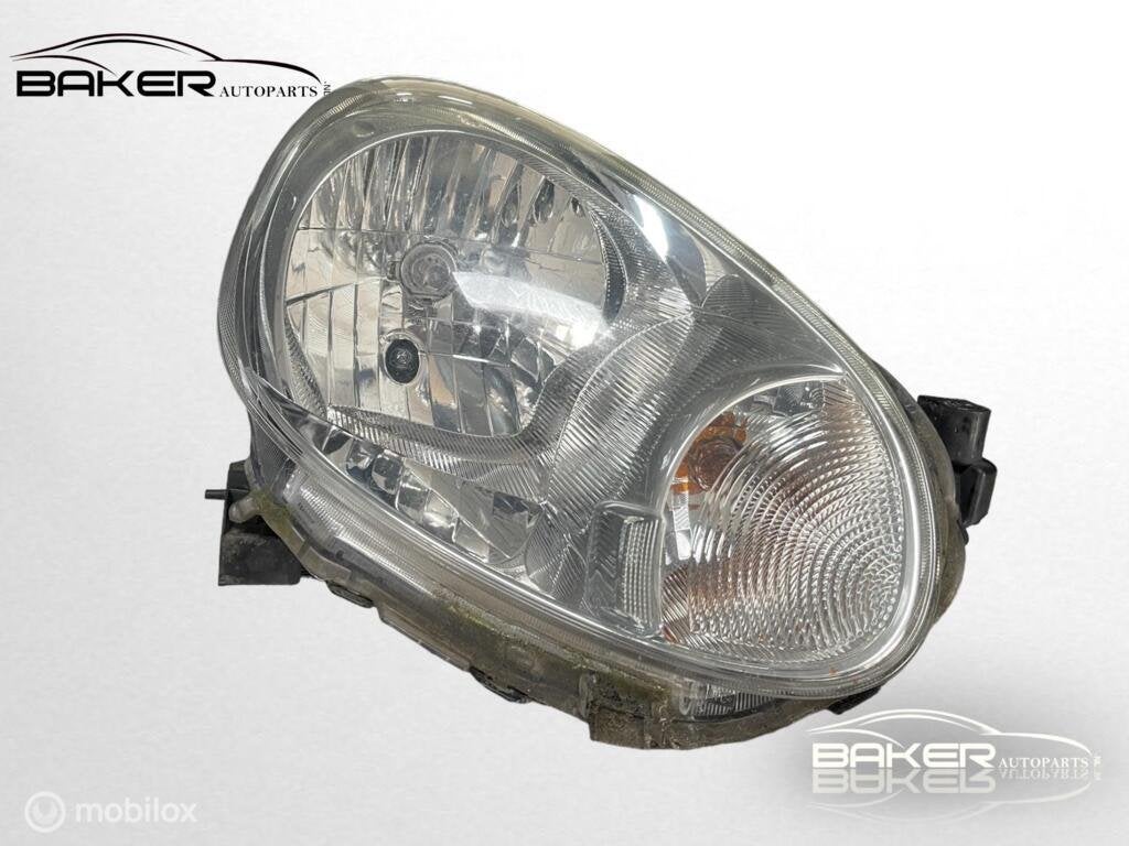 Koplamp rechts Nissan Micra IV ('09-'17), Gebruikt, Ophalen of Verzenden, Nissan, Nissan