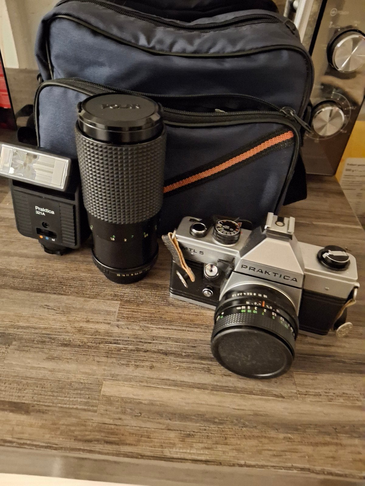 vintage Praktica camera, Audio, Tv en Foto, Ophalen, Gebruikt, Spiegelreflex, Overige Merken